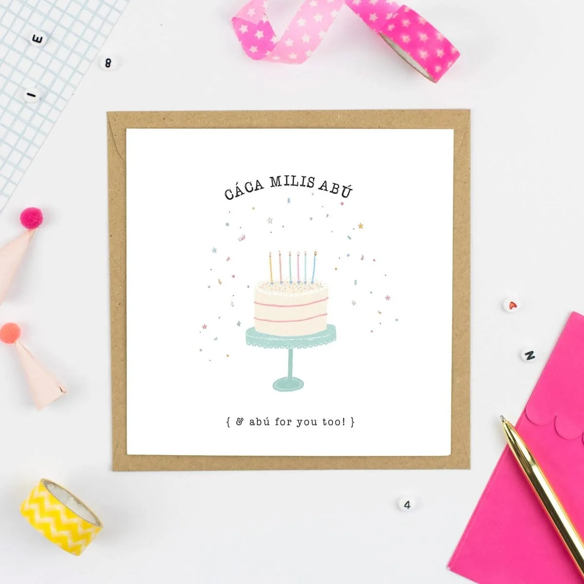 Cáca Milis Abú Greeting Card