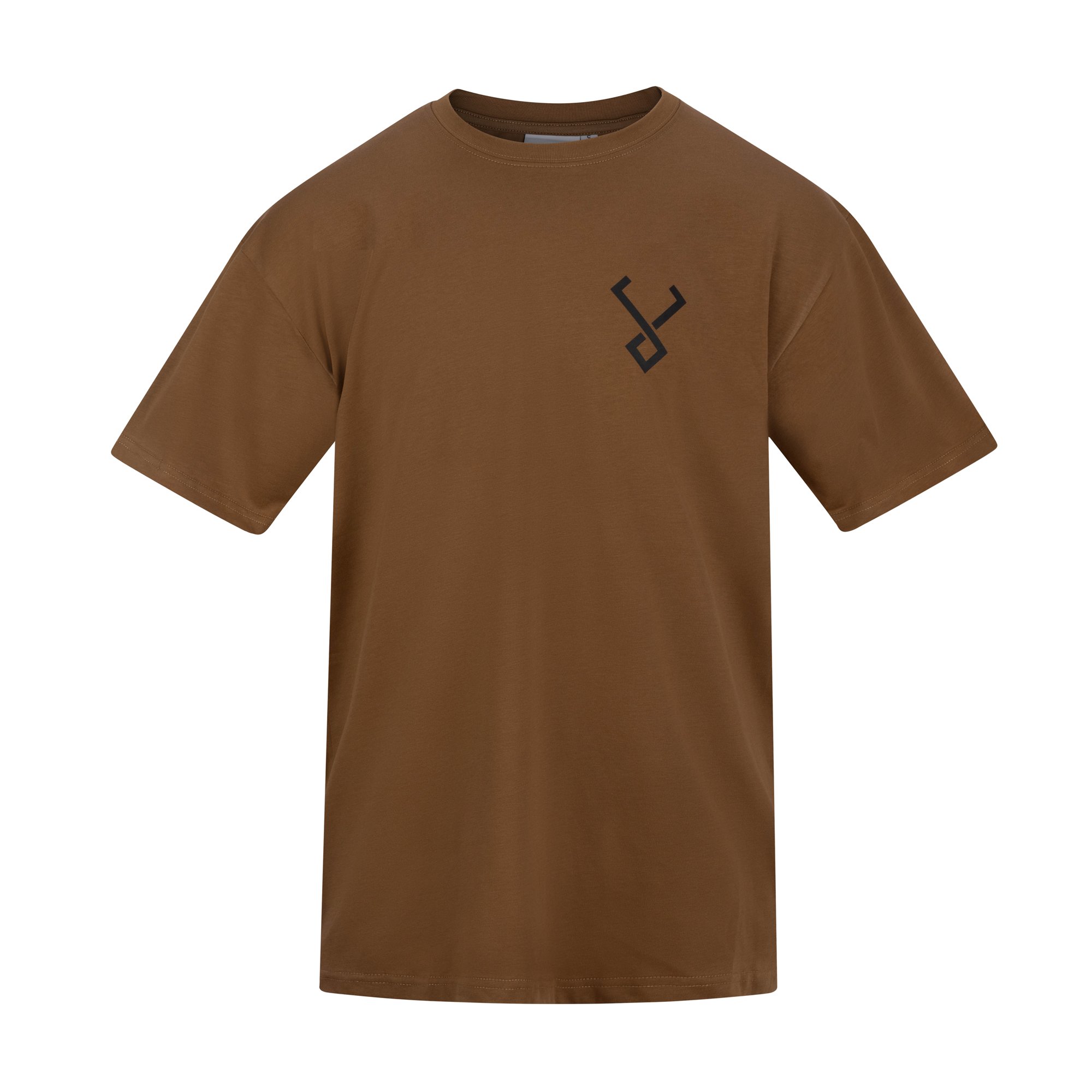 YOMEE OVERSIZED BROWN T-SHIRT