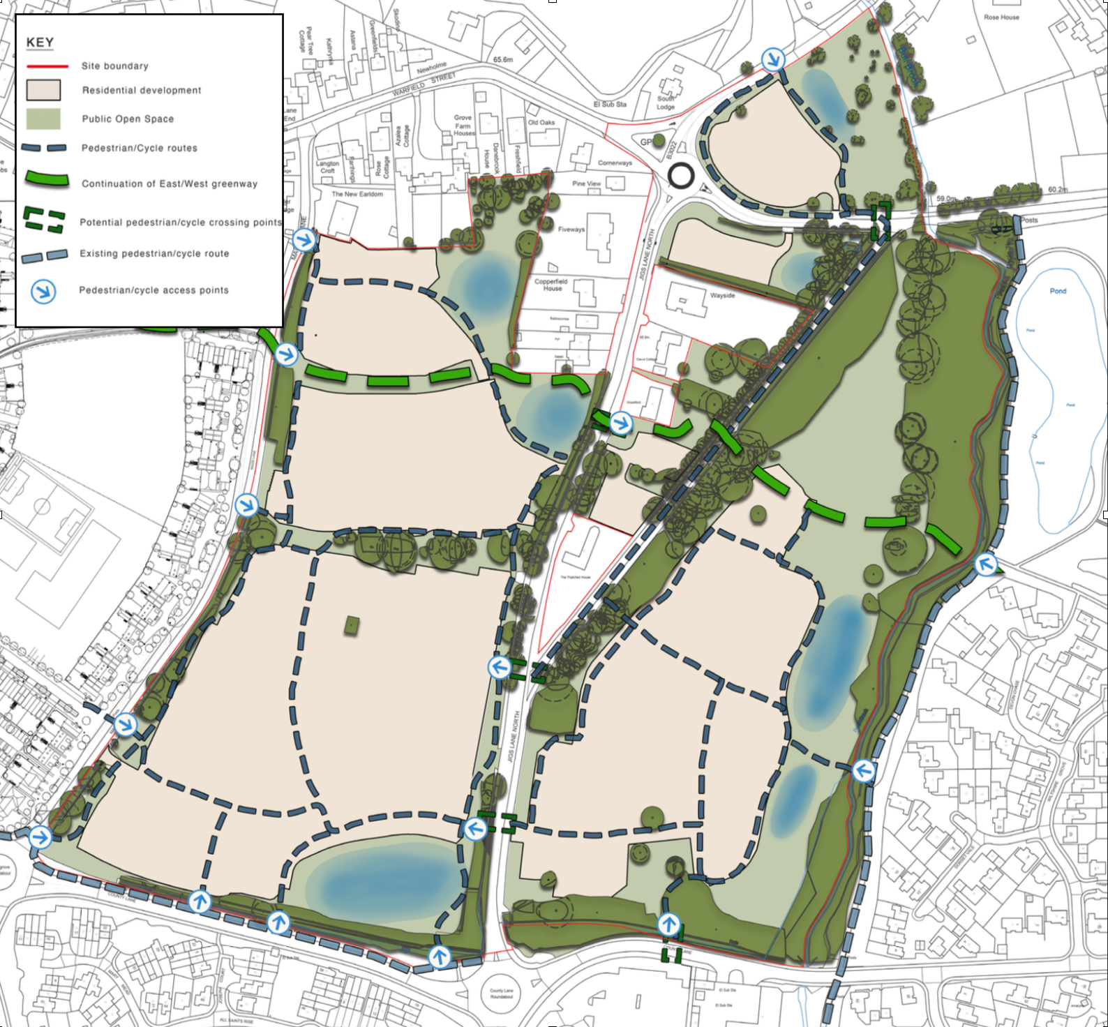 Active travel routes
