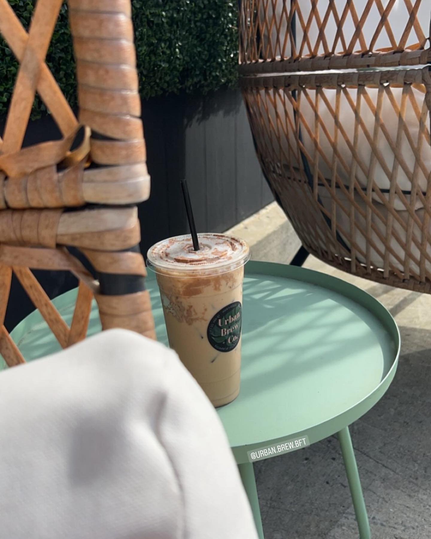 You and your favorite coffee belong relaxing on our comfy patio! ❤️☕️ Friday&rsquo;s are always fun around here! Swing by for a visit!