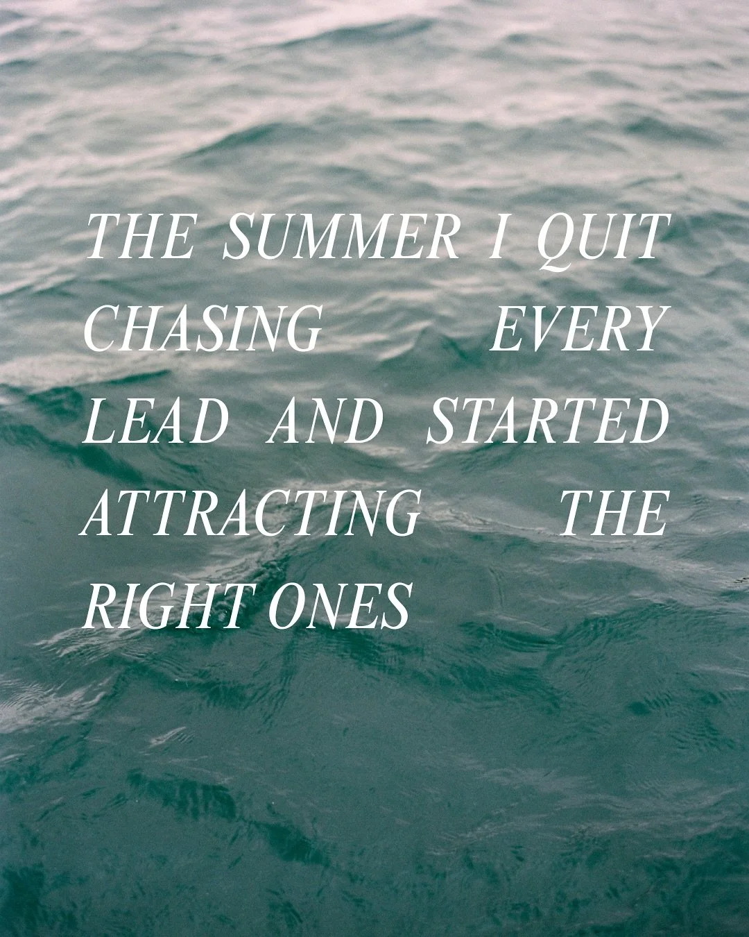 The summer I stopped trying to be everything to everyone&hellip; and started showing up for my people.

Choosing a niche doesn&rsquo;t mean limiting yourself &mdash; it means getting clear, standing out, and attracting the clients who need you most.
