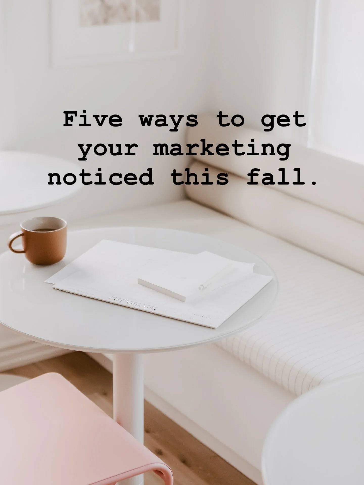 🍂Feeling like your marketing is stuck on repeat? 

You don&rsquo;t have to start over to stay visible. Sometimes a small refresh is all it takes to get new eyes on your business.

This week I&rsquo;m sharing simple, do-able ways to update your real 