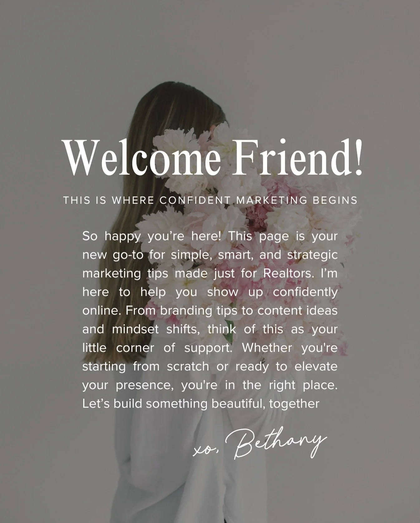 So happy you&rsquo;re here! This page is your new go-to for simple, smart, and strategic marketing tips made just for Realtors.

I&rsquo;m here to help you show up confidently online&mdash;with clarity, not chaos. From branding tips to content ideas 