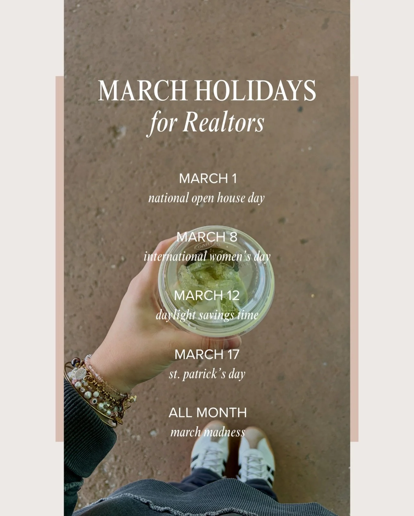 Your March content doesn&rsquo;t have to be shamrock graphics and clock reminders. 🌈☘️⏰ I put together a guide on how to actually use this month&rsquo;s holidays to create content that your audience will stop and read, with real examples for every o