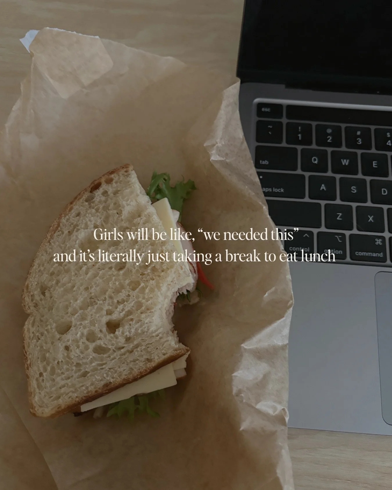 Can anyone relate? 🥪 

Sometimes I convince myself something is deeply wrong with me. Then I eat lunch and remember I&rsquo;m fine. 😂