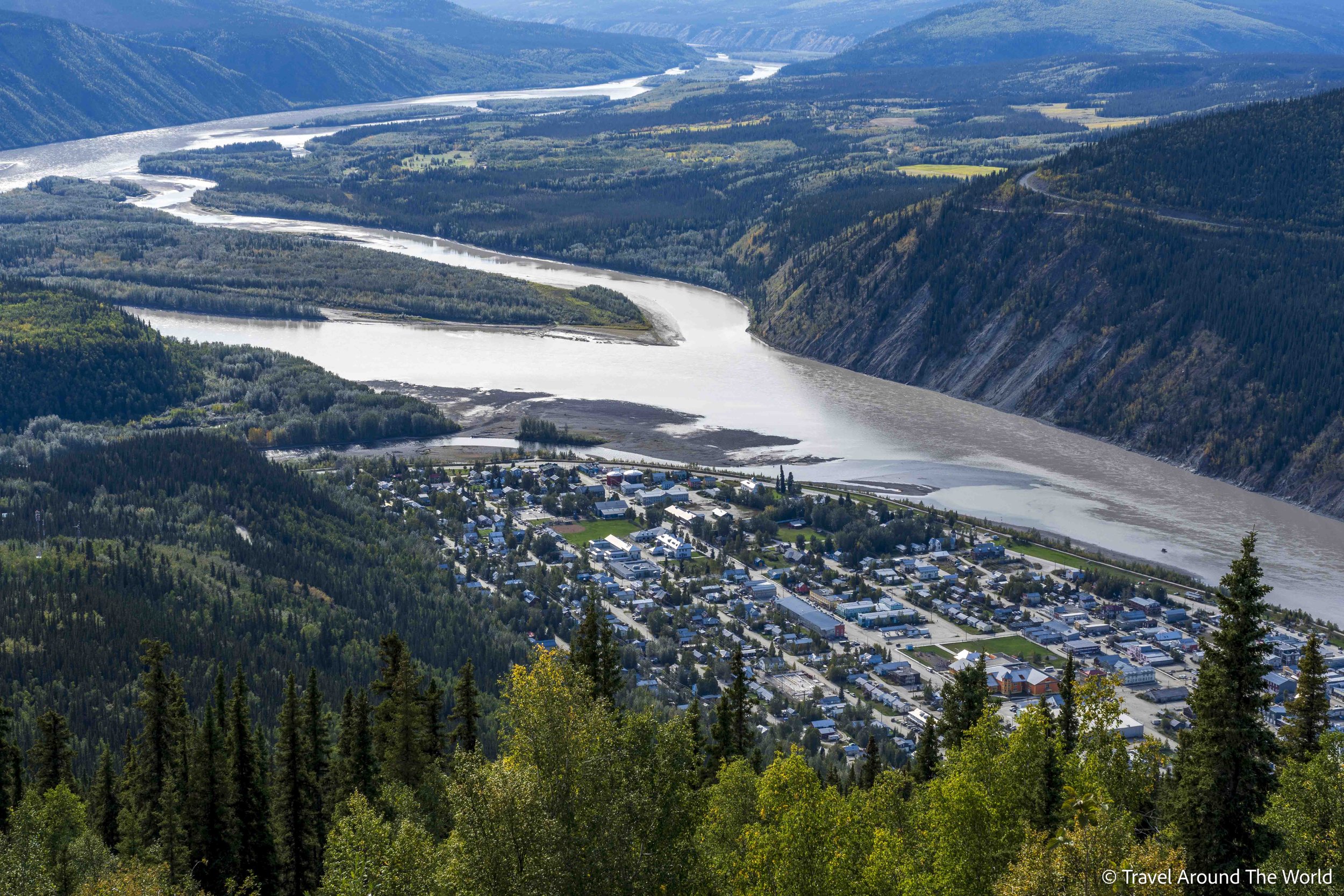 Dawson City mit dem Yukon River