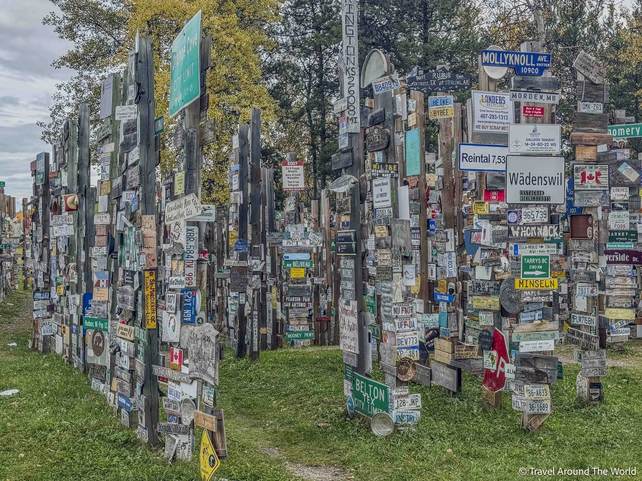 Watson Lake Sign Post Forest