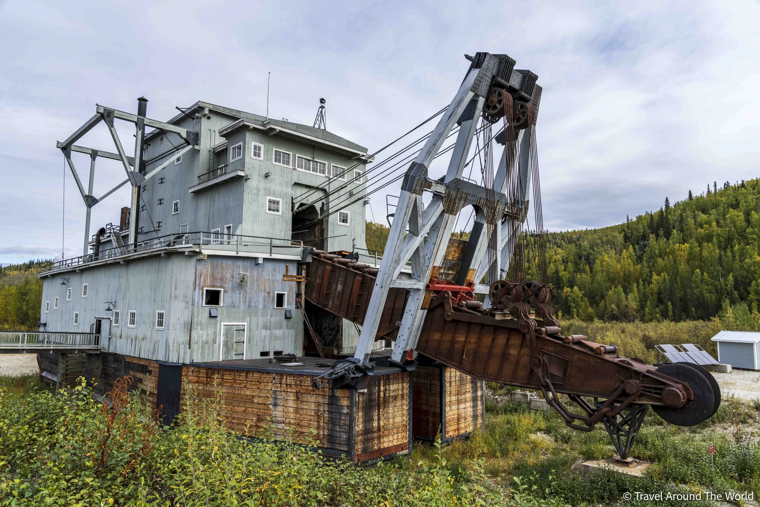 Dredge No. 4 ausserhalb von Dawson City