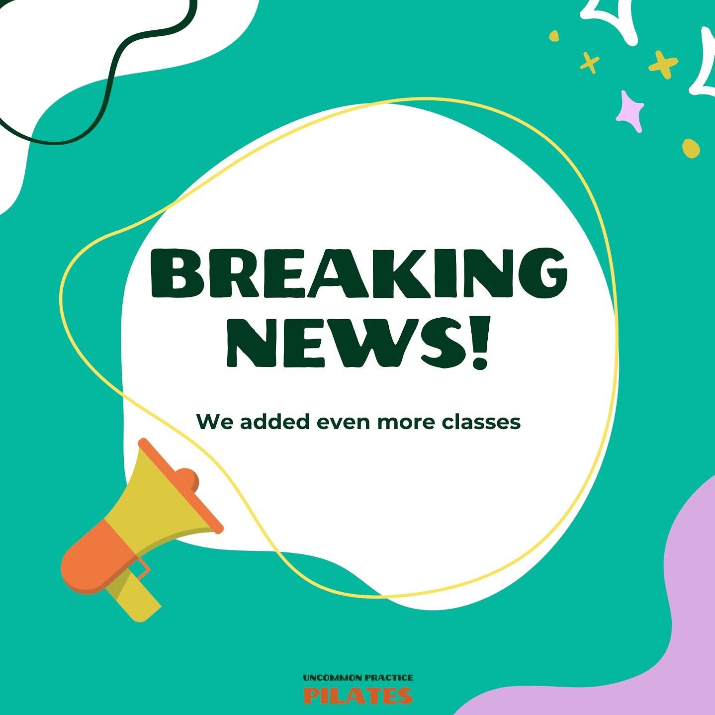 Here we go! We can&rsquo;t wait to see you in the studio this Friday. Book your spot now at the link in our bio 👍✅

#pilates #denverpilates #denverstyle #newclass #workout #pilatesworkout #fitness #fypdenver