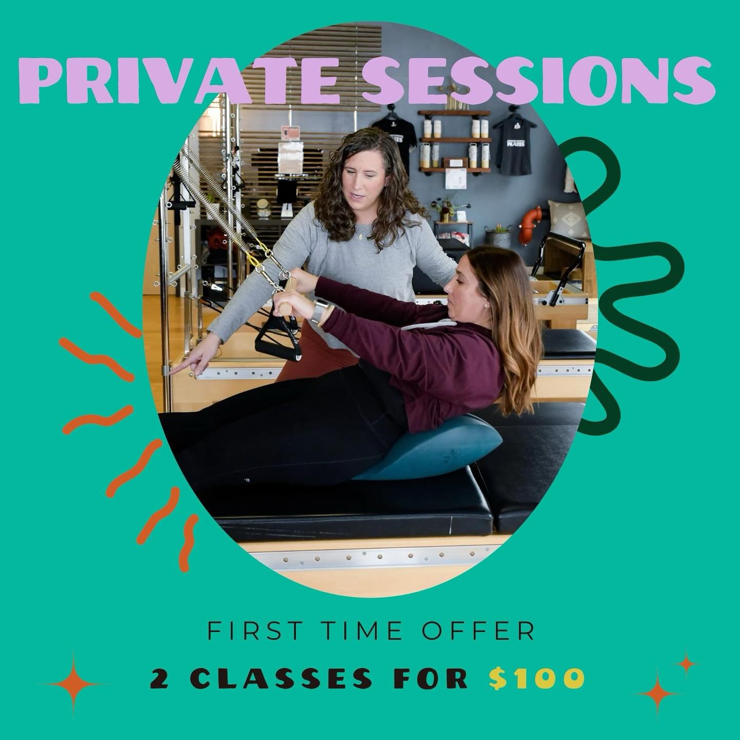 Share with a friend! Enjoy this limited time offer ⚡️✨

#privateclass #pilatesclass #privatepilates #reformerprivate #classpass #classdenver