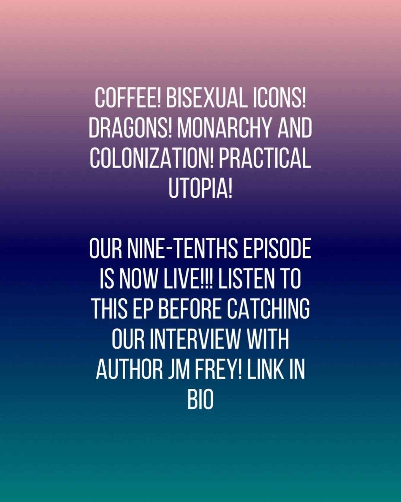 Cracked door romance between a romance-novel-enthusiast barista and a shy dragon??? SIGN US UP!

Link in bio to listen to our thoughts on NINE-TENTHS by @j.m.frey !