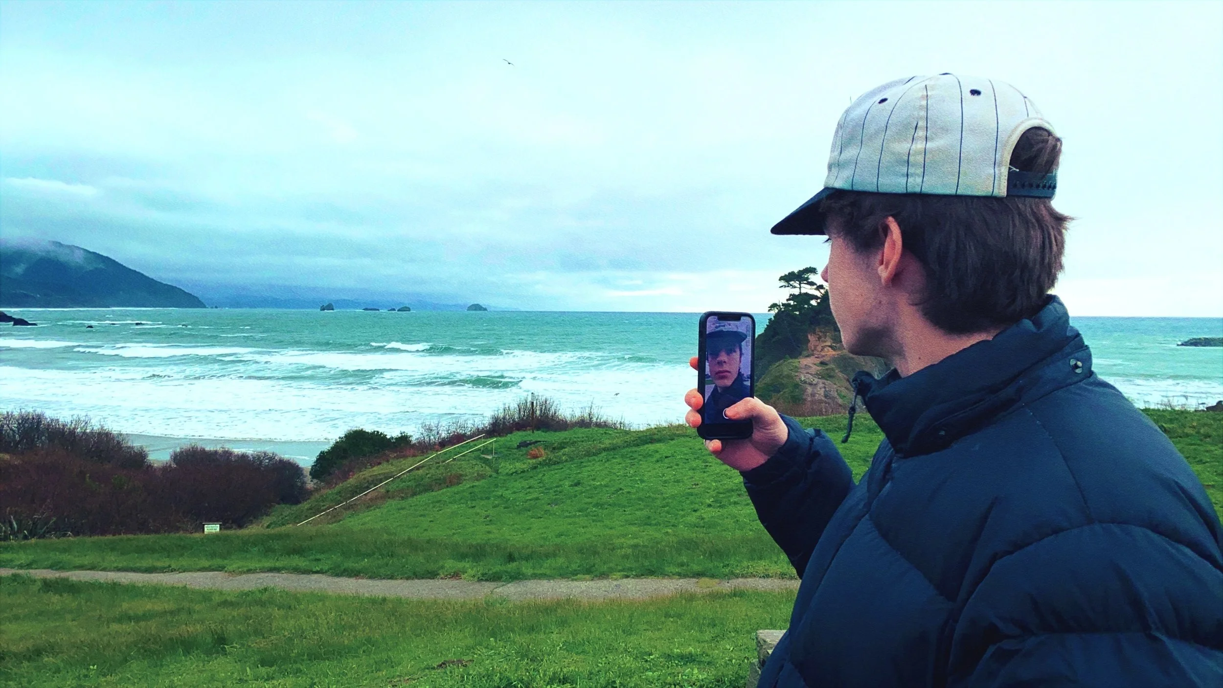 Photo of Luke Fortenbacher for the film, "Fellas 2020" by Christopher Clucas.