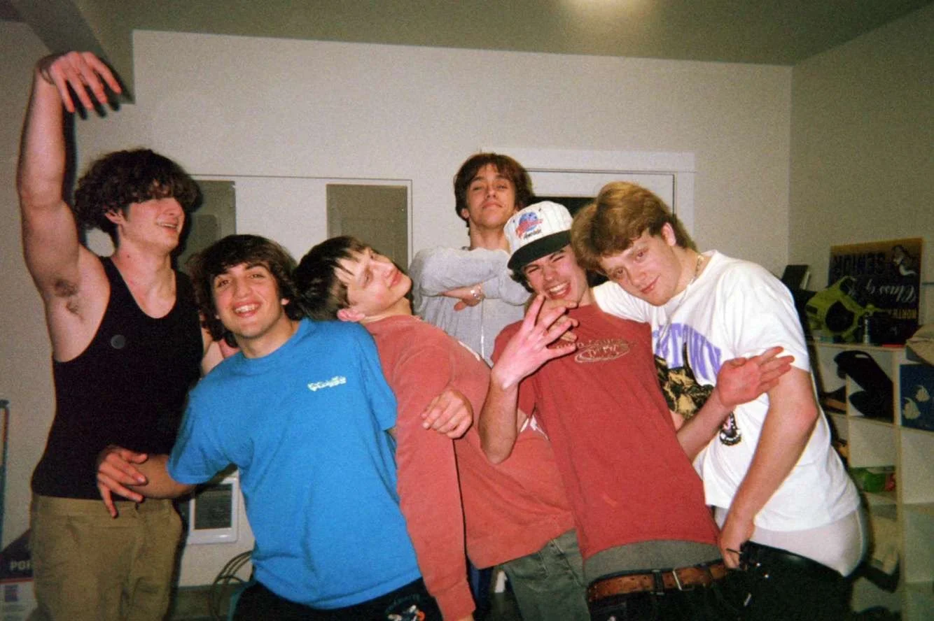 Skylar Keilbart, Micah Taylor, Caden Swift, Luke Fortenbacher, Kelly Aiden Krech, and Mesa D in Poulsbo, Washington. Photo for the film "The Fellas in 2020" by Christopher Clucas.