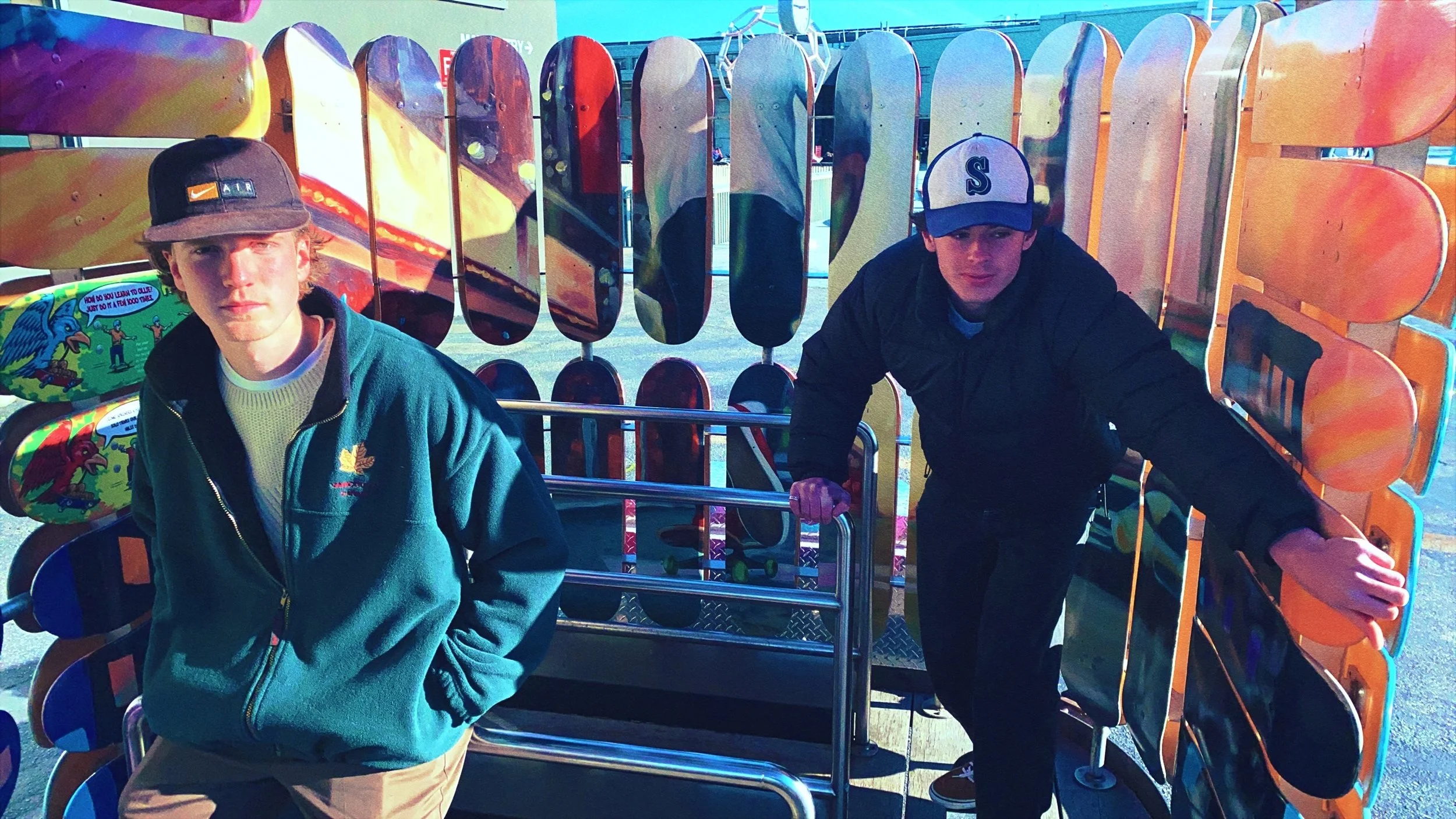 Photo Nolan Pike and Luke Fortenbacher for the film, "Fellas 2020" by Christopher Clucas. San Francisco.