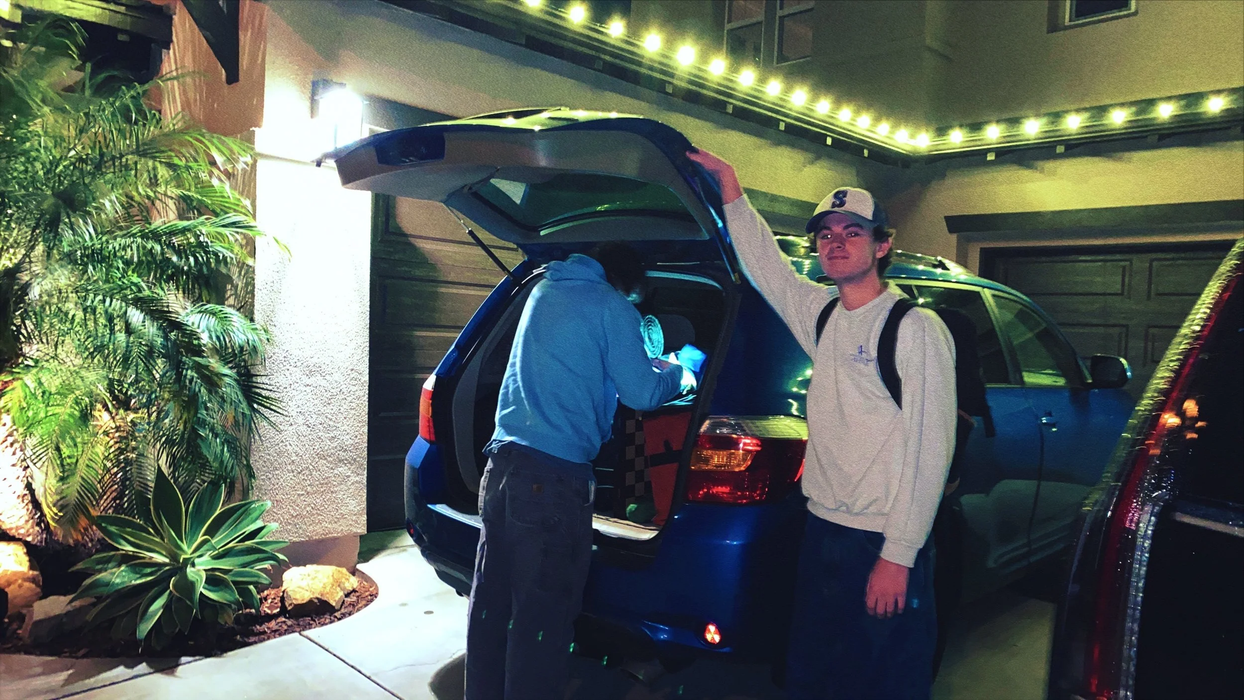 Photo of Micah Taylor and Luke Fortenbacher for the film, "Fellas 2020" by Christopher Clucas.