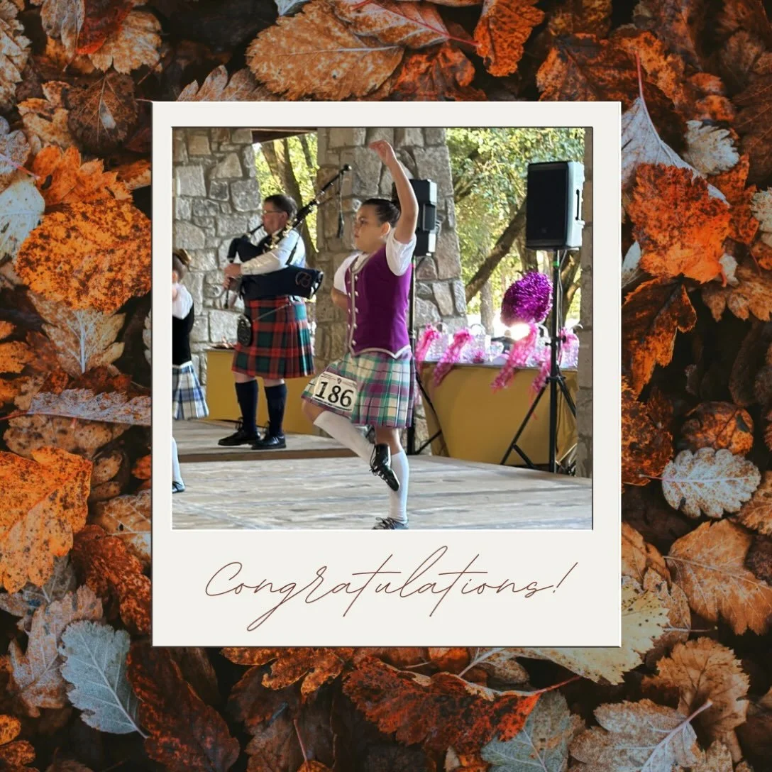 Congratulations to this dancer on winning her age division at the Beginner Level and runner up in the Fling Challenge at last Saturday&rsquo;s Stone Mountain Highland Games! Your dedication and hard work are shining through. We couldn&rsquo;t be prou