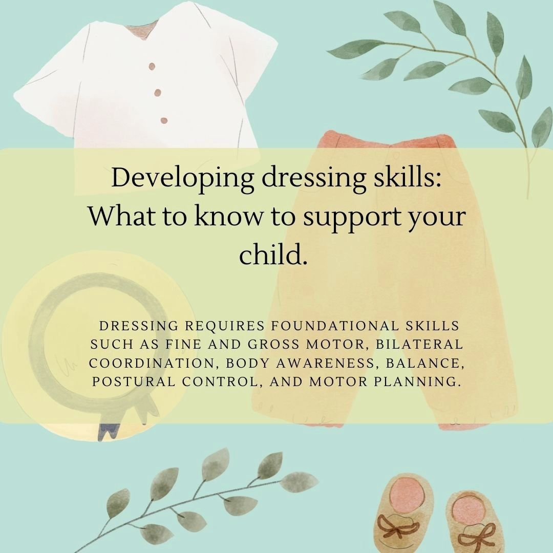 📢 Attention, Parents, Clinicians, and Carers! 
We understand that helping your little ones develop independence with dressing can sometimes be challenging, so we wanted to provide you with some handy tips. 

We believe that fostering independence in