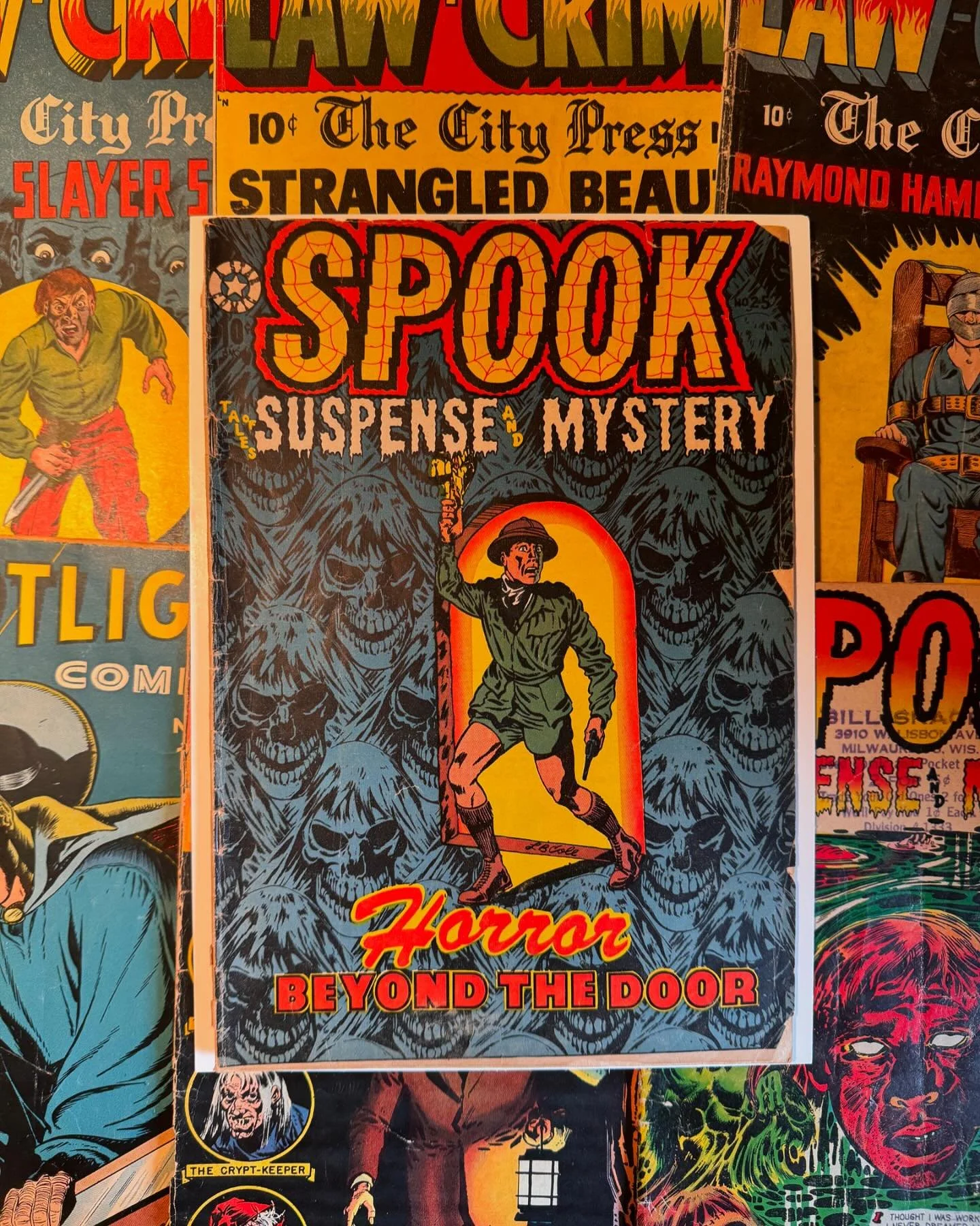 Some real neat pre-code horror hitting the website! Our DM&rsquo;s are always open!
.
.
#goldenagecomics #precode #precodehorror #horror #lbcole #crimecomics #igcomics #igcomicfamily #igcomicfam #comics #vintagecomics #comics #robopictocomics #cgccom