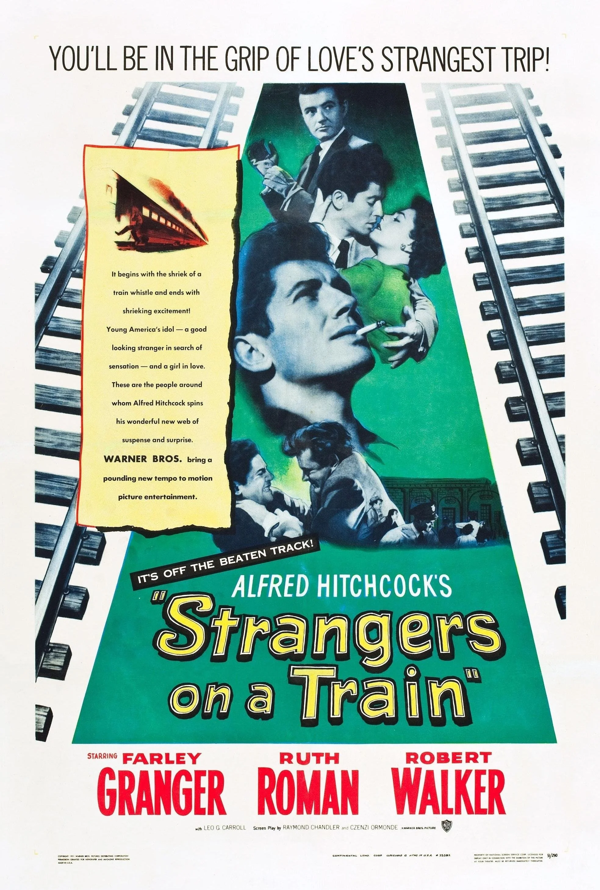 MOVIE REVIEW: STRANGERS ON A TRAIN (1951)