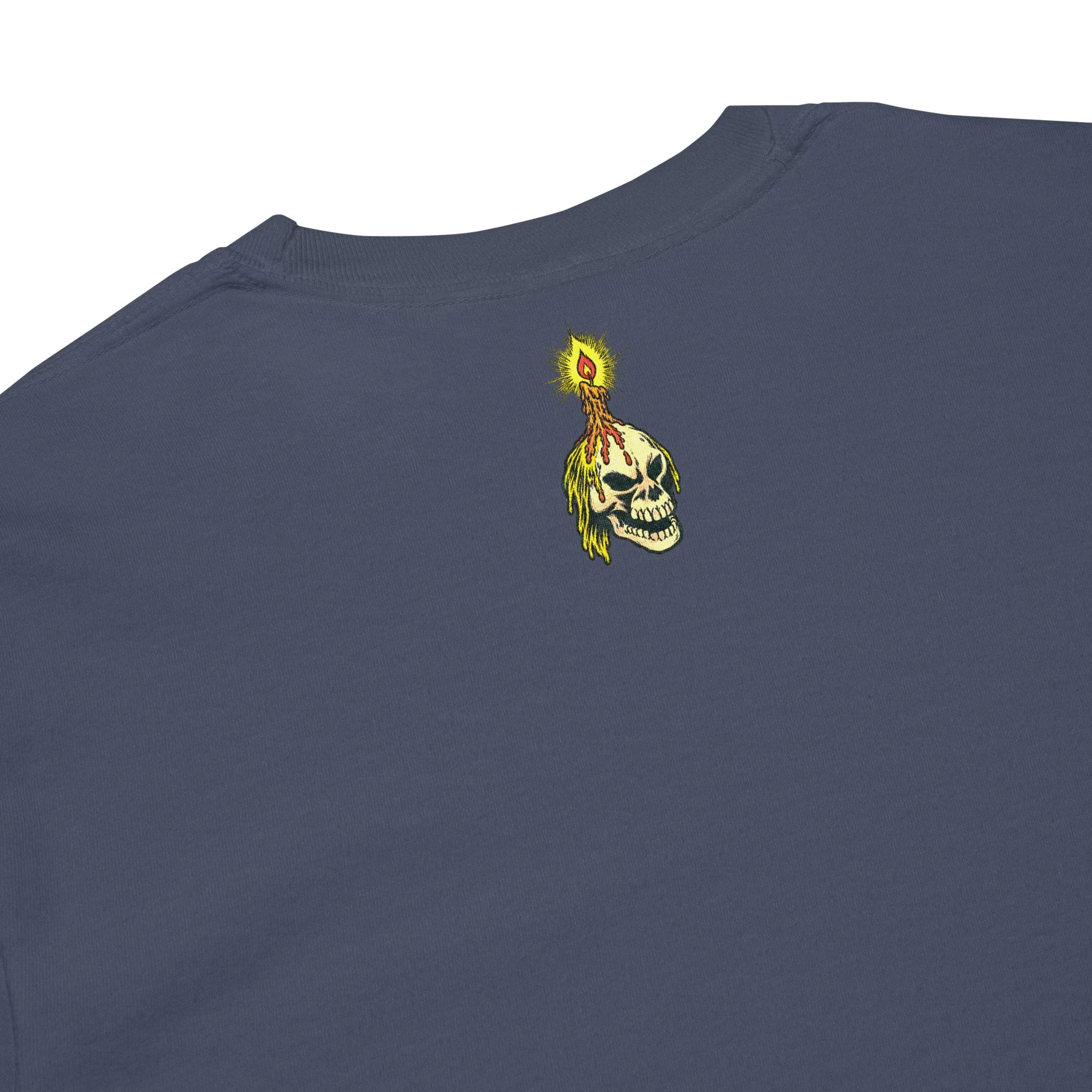 Picto Skull Candle - Long Sleeve Tee