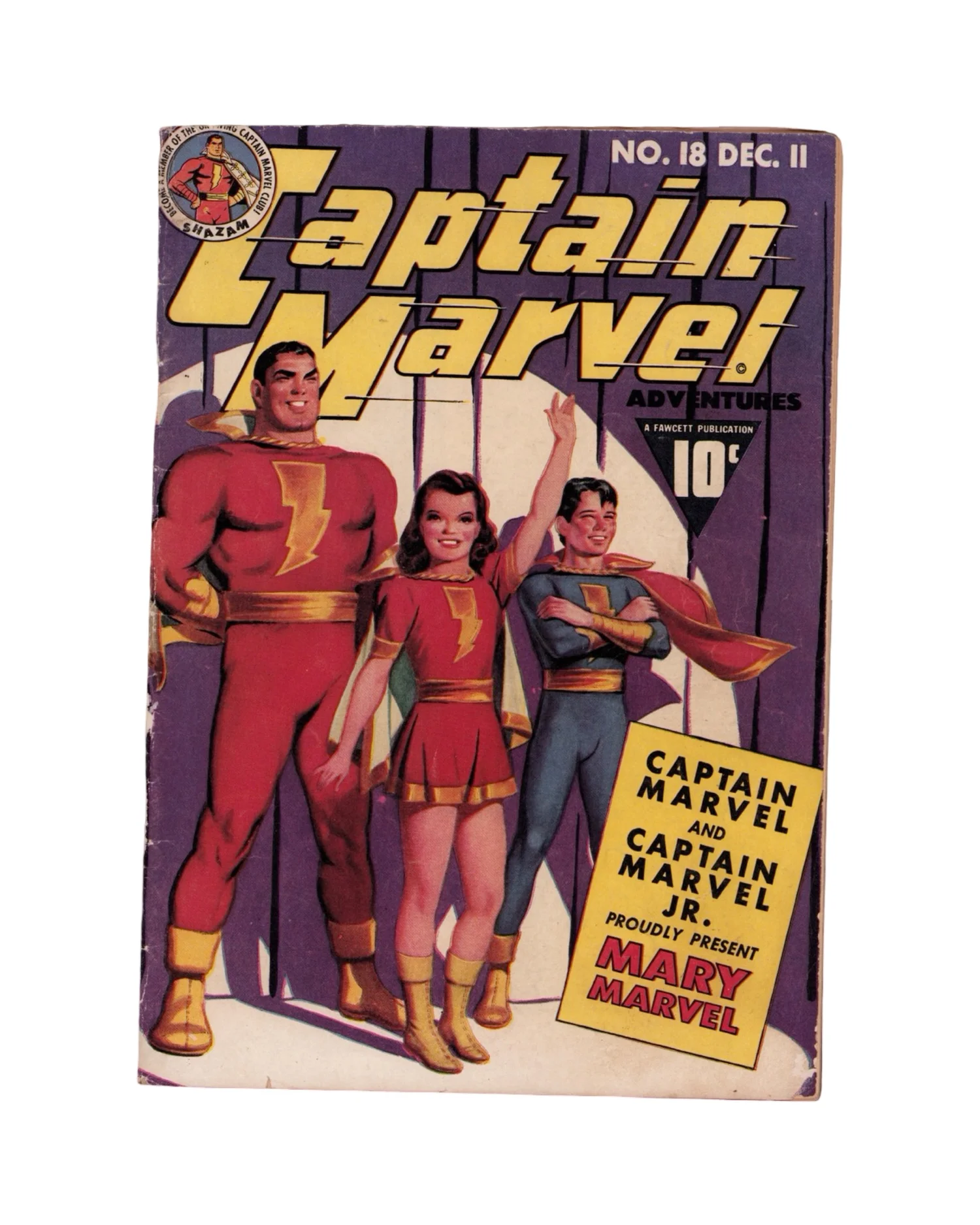 Captain Marvel Adventures #18 - VG-, 3.5 — ROBO PICTO COMICS
