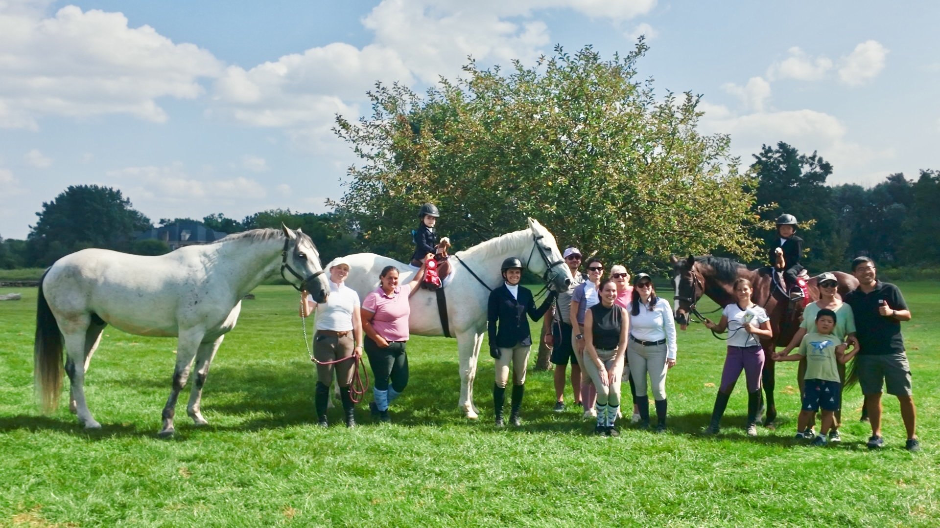 The Resolute Farm Show Team poses with their horses