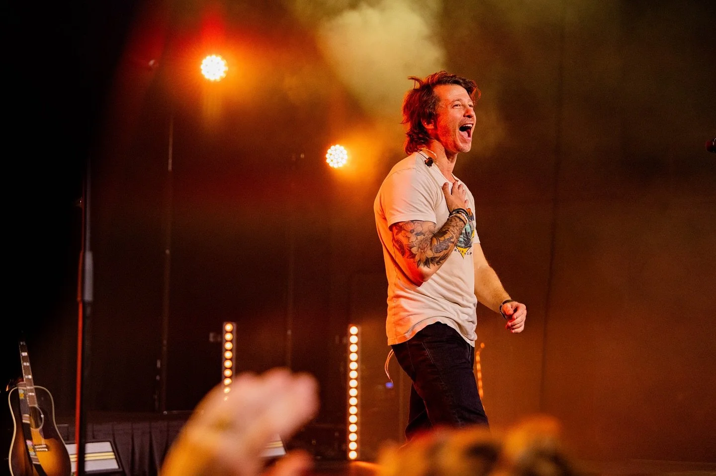 So blessed and grateful to have had the chance to take photos of the @tenthavenuenorth concert at PBA! @mikedonehey&rsquo;s book and their music have had such a profound impact on my life, and worshiping with them where it all began, and where God ha