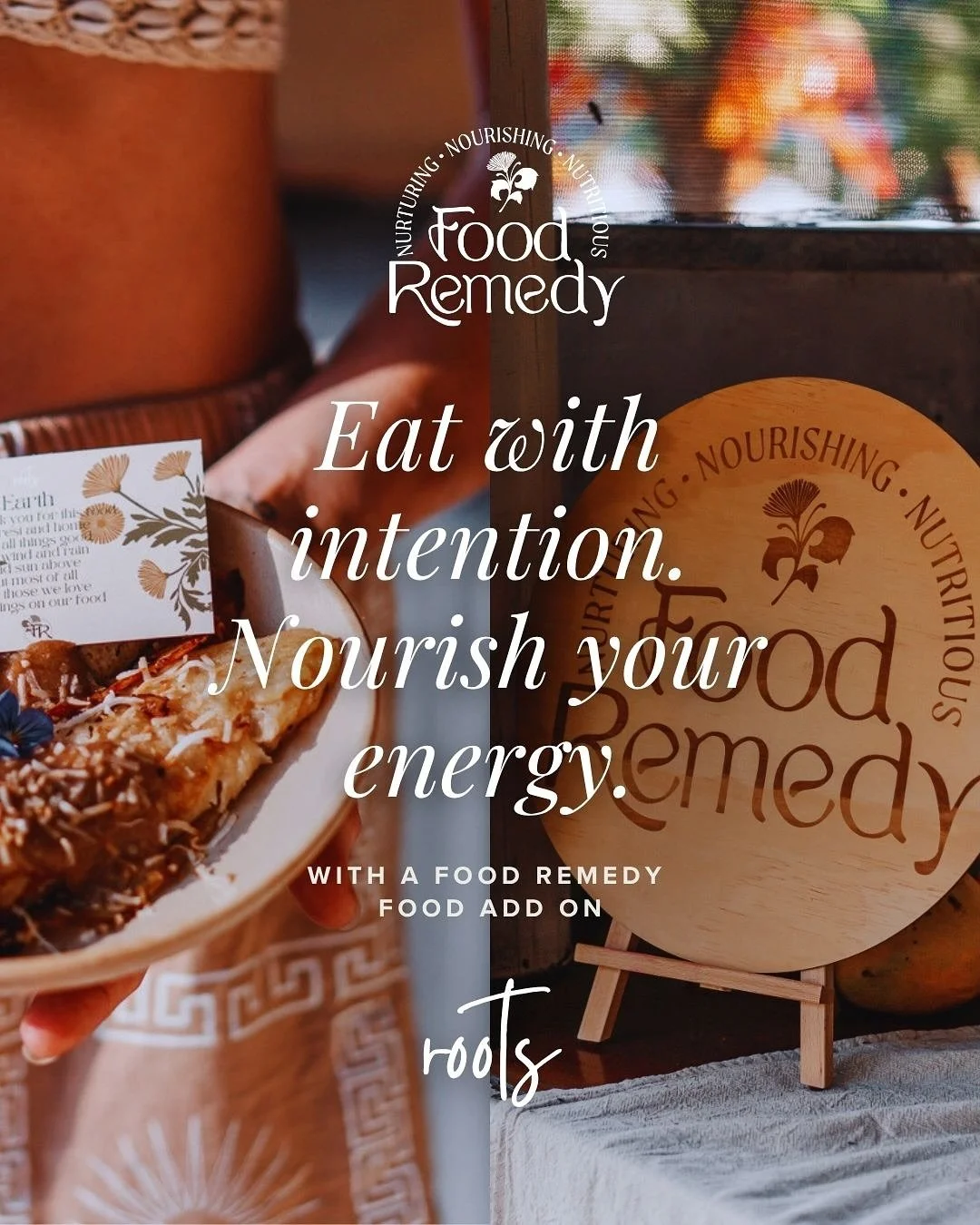 Eat with intention. Nourish your energy.

Every meal at @food.remedy is crafted to ground, replenish and align you with nature&rsquo;s rhythm. Because real connection starts with how you nourish yourself ✨

Add a catering package to your Roots 2026 e