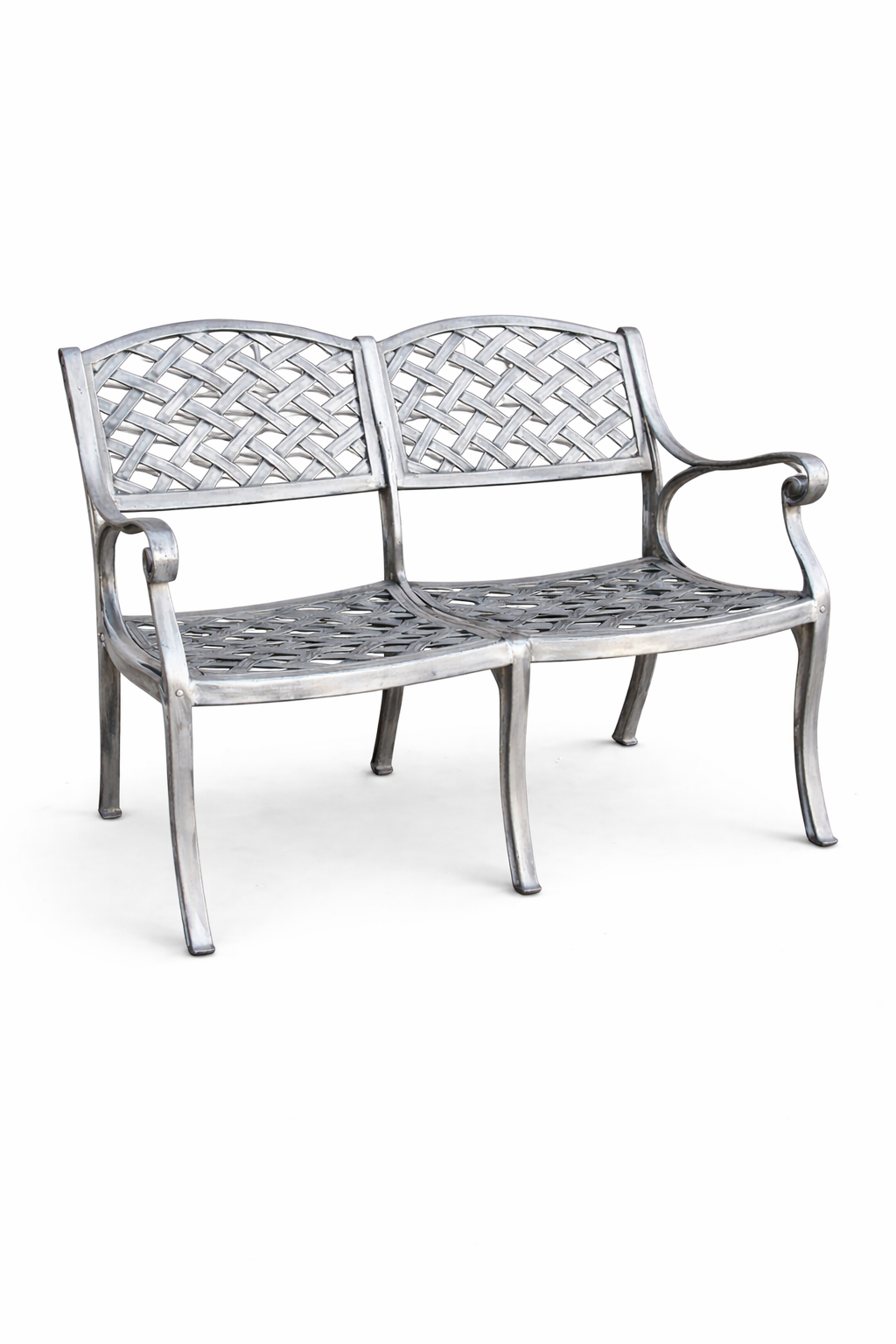 Double Crossweave Bench with Middle Support