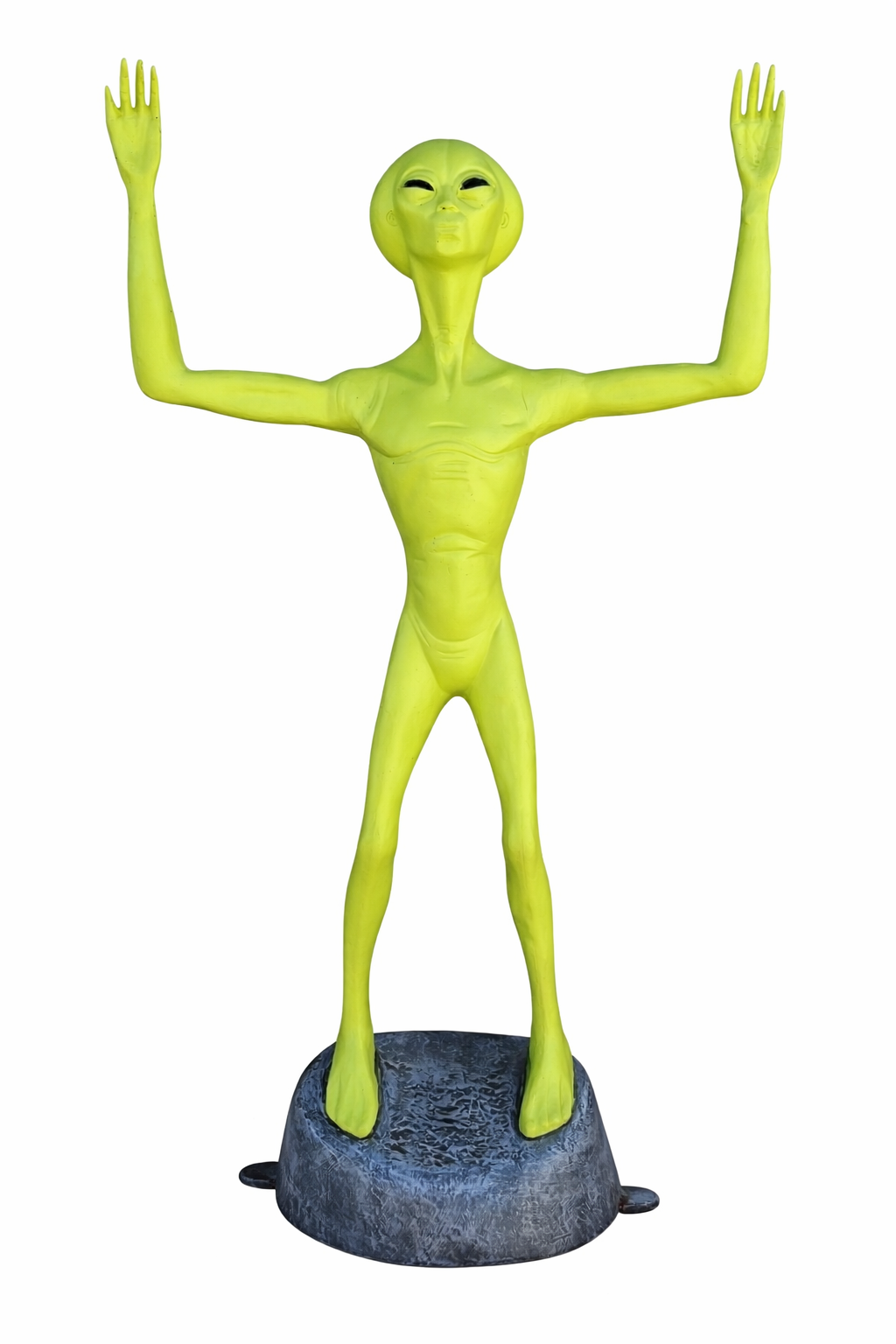 Alien Standing With Two Hands Up