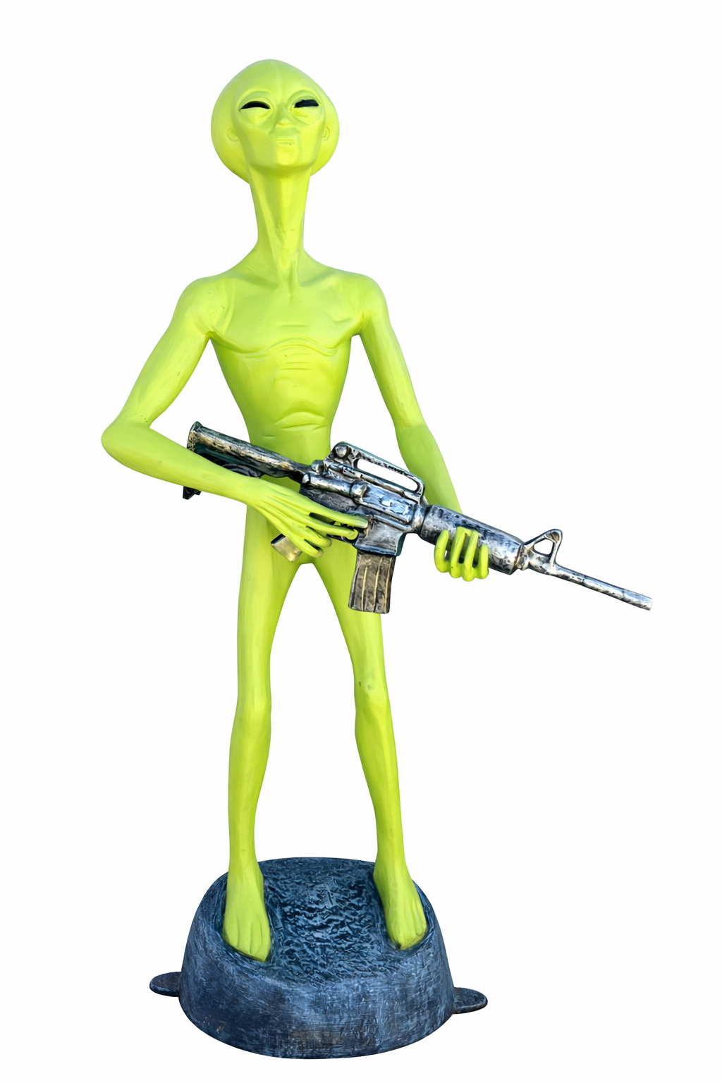 Alien Standing with Rifle