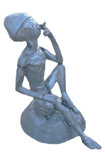 Alien Sitting On Pod