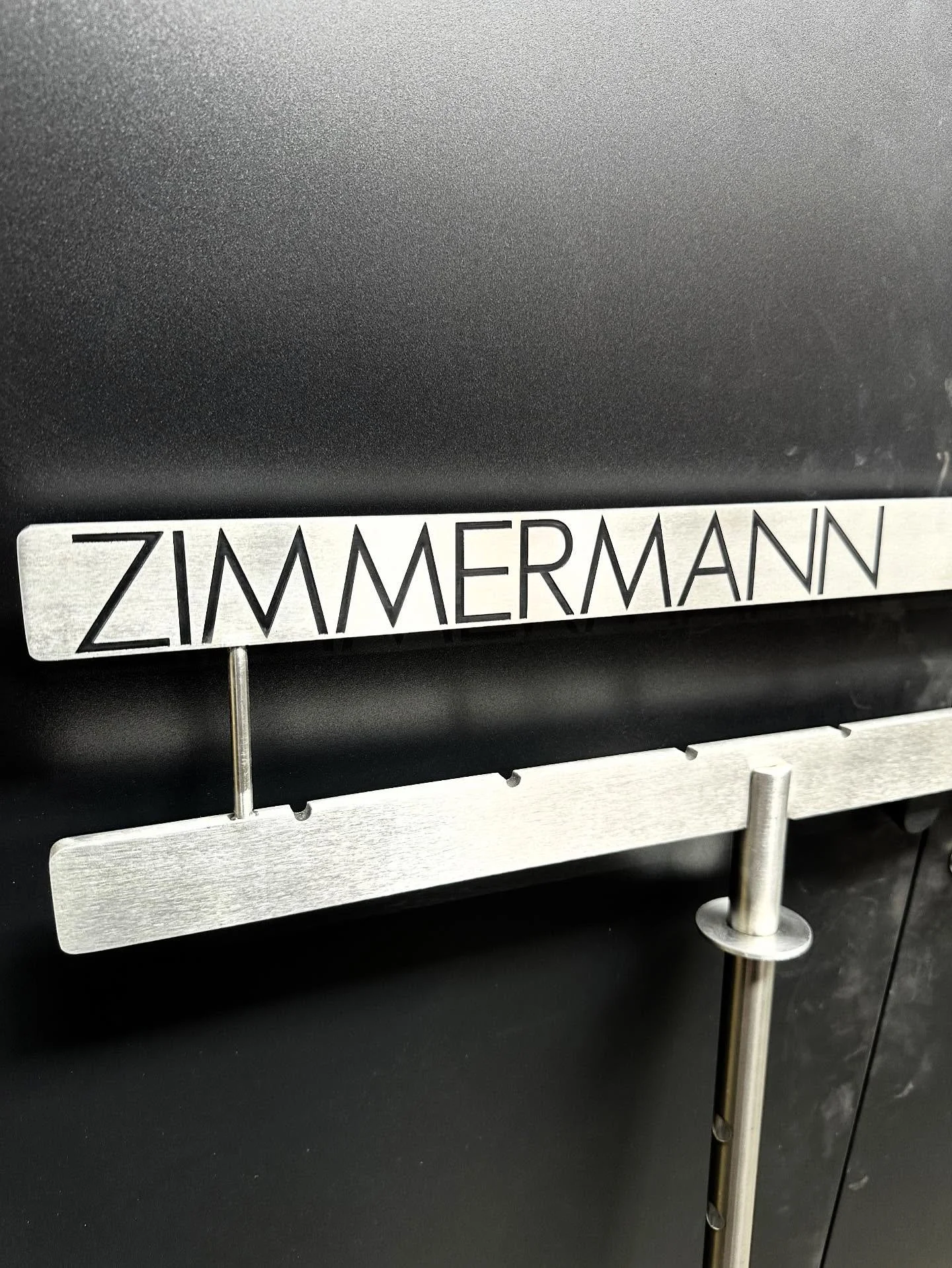 Zimmermann signage blades as part of works we are doing for Zimmermann Chatswood! 👗 #zelangasteel #tigweld #stainlessteel #shopfitting #metalwork #welding #engraving #madeinmelbourne🇦🇺