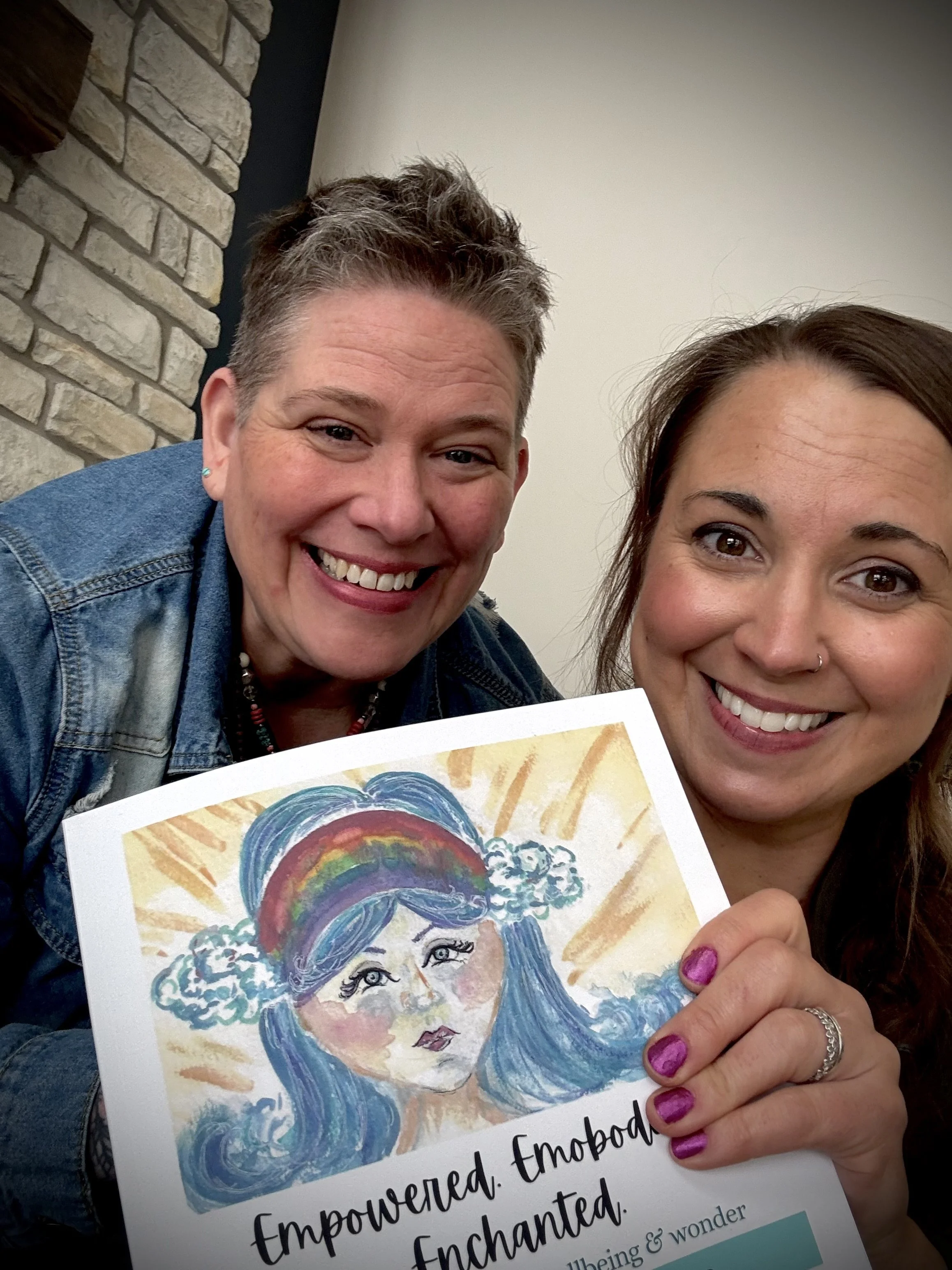 Publisher Heather Wilde and Author Rachel Gilbertson