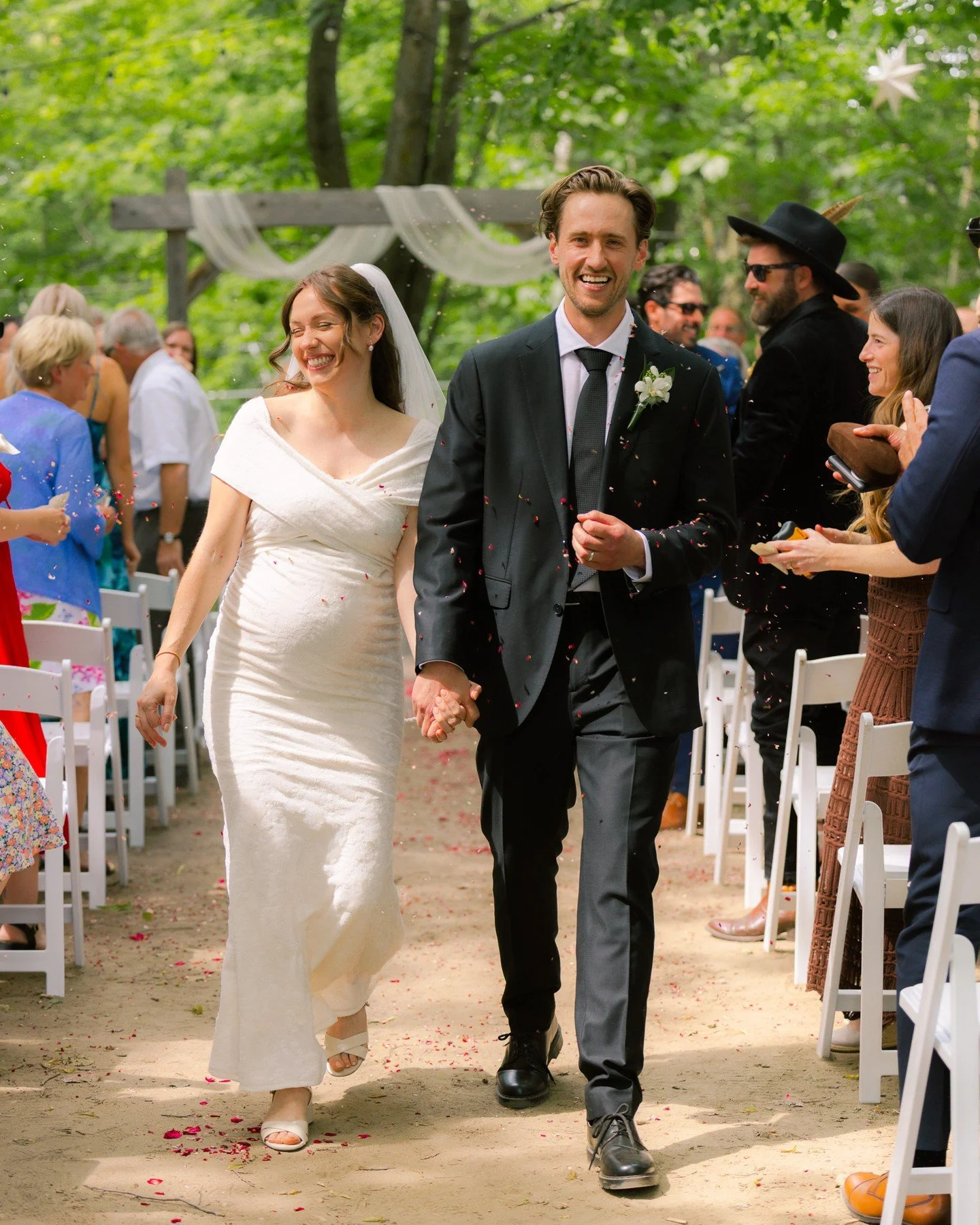 That just-married feeling. 🤍