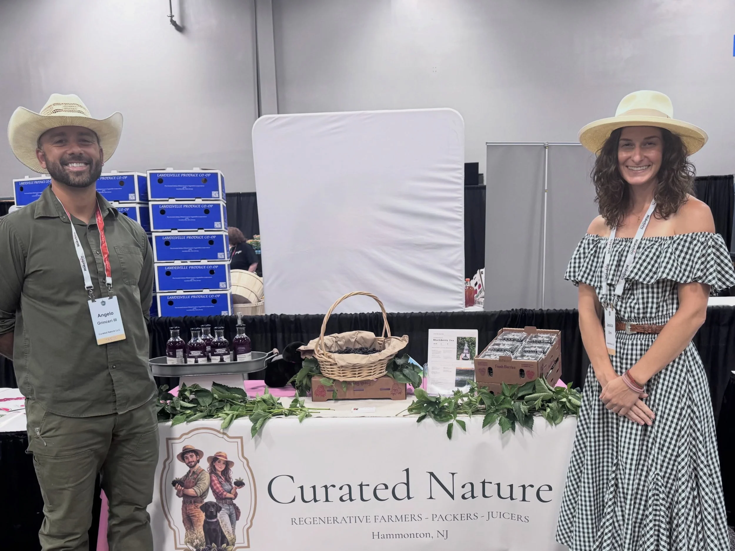We are Grateful for the opportunity to present our Fresh Blackberries &amp; Laurelette&rsquo;s Delicious BlackBerry Tea to @wakefern_food_corp and @shopritestores !