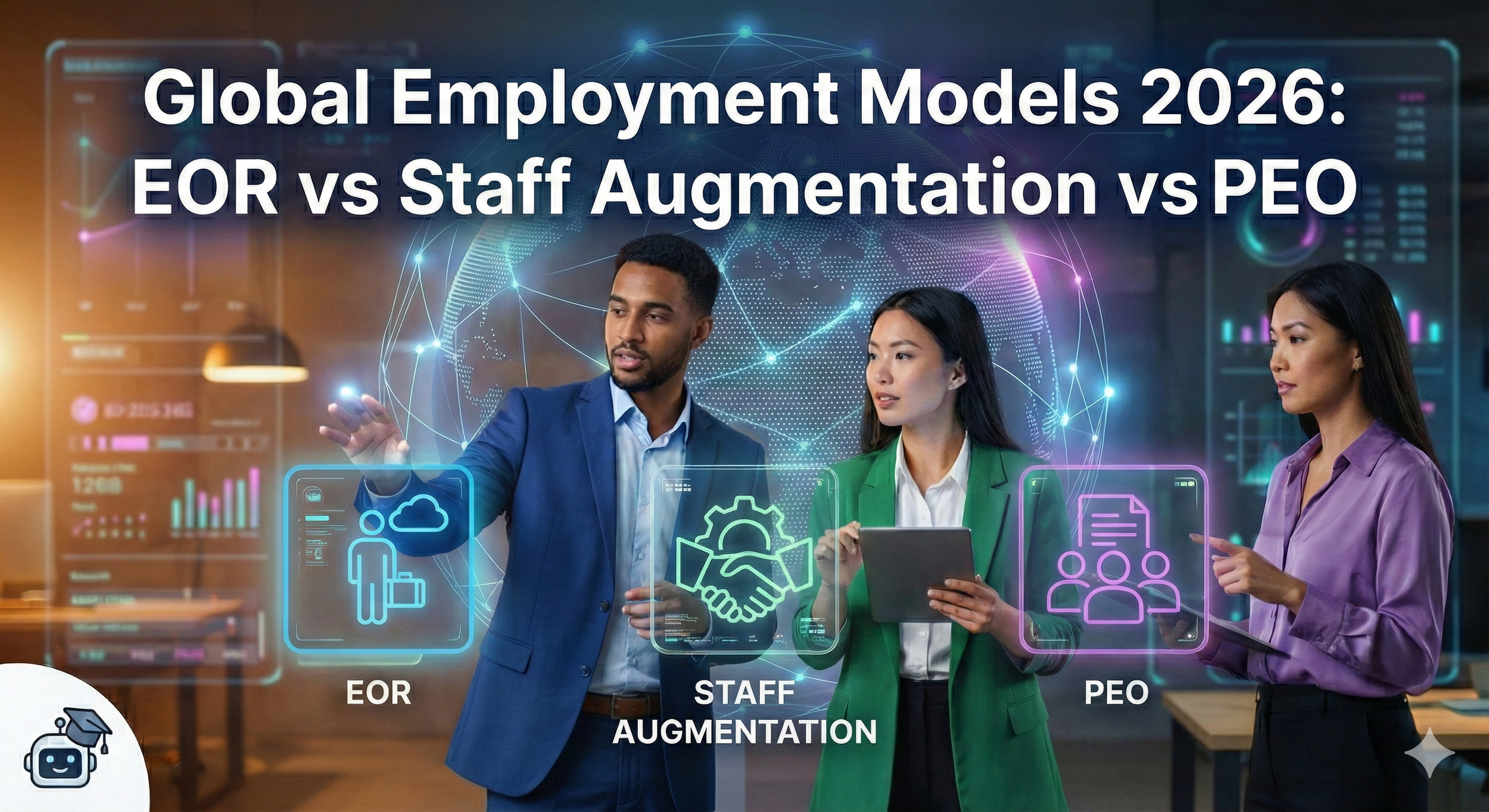 Global Employment Models 2026: EOR vs Staff Augmentation vs PEO