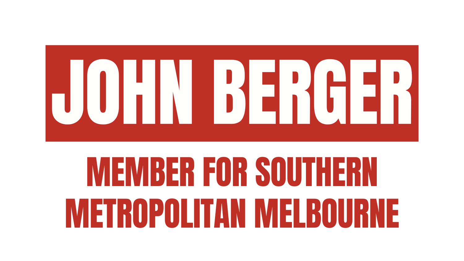 JOHN BERGER MP