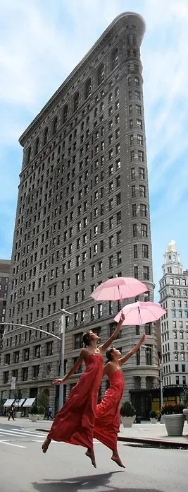 Dancers at Flatiron Bldg.