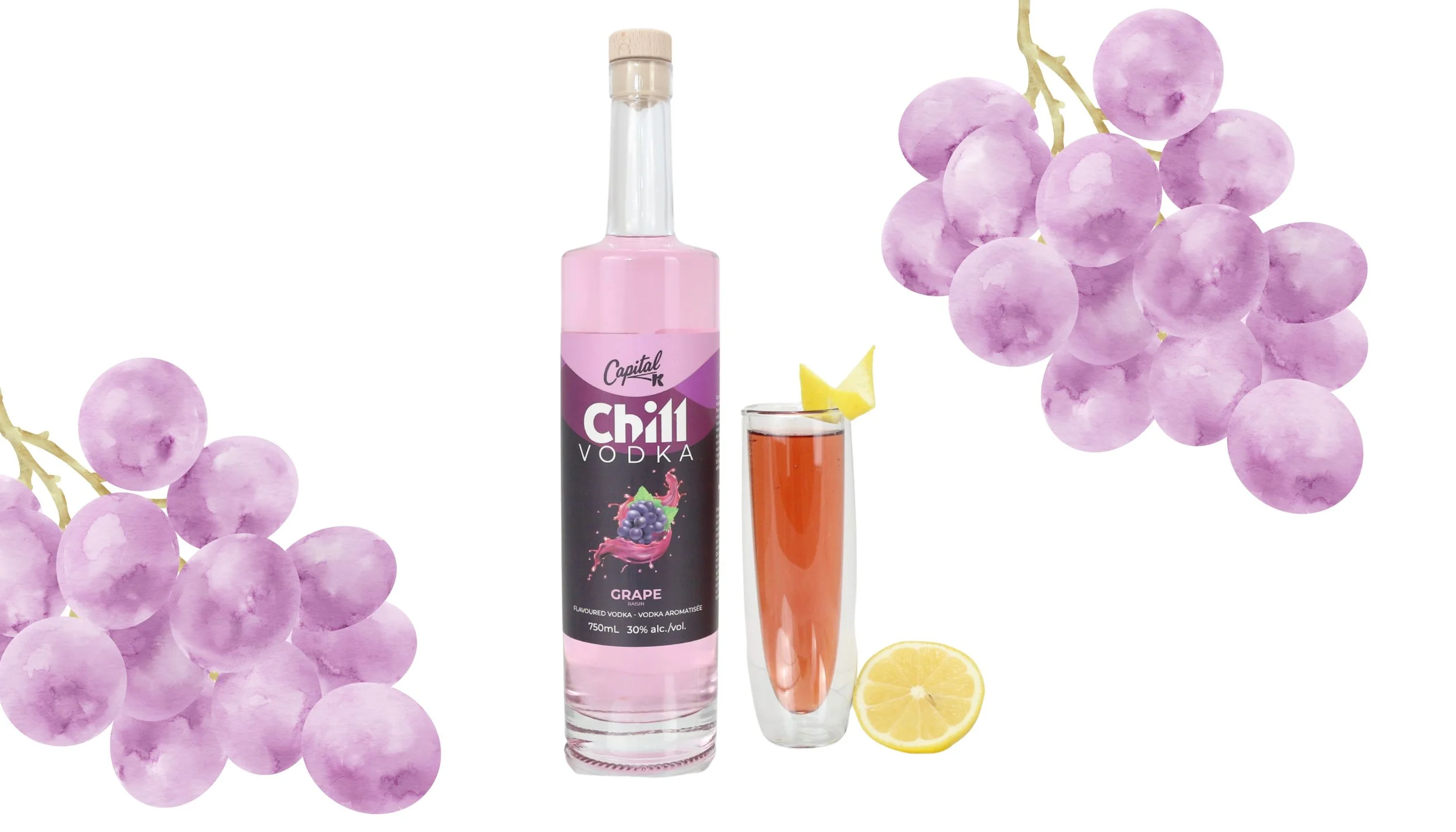 Capital K CHILL Grape Vodka