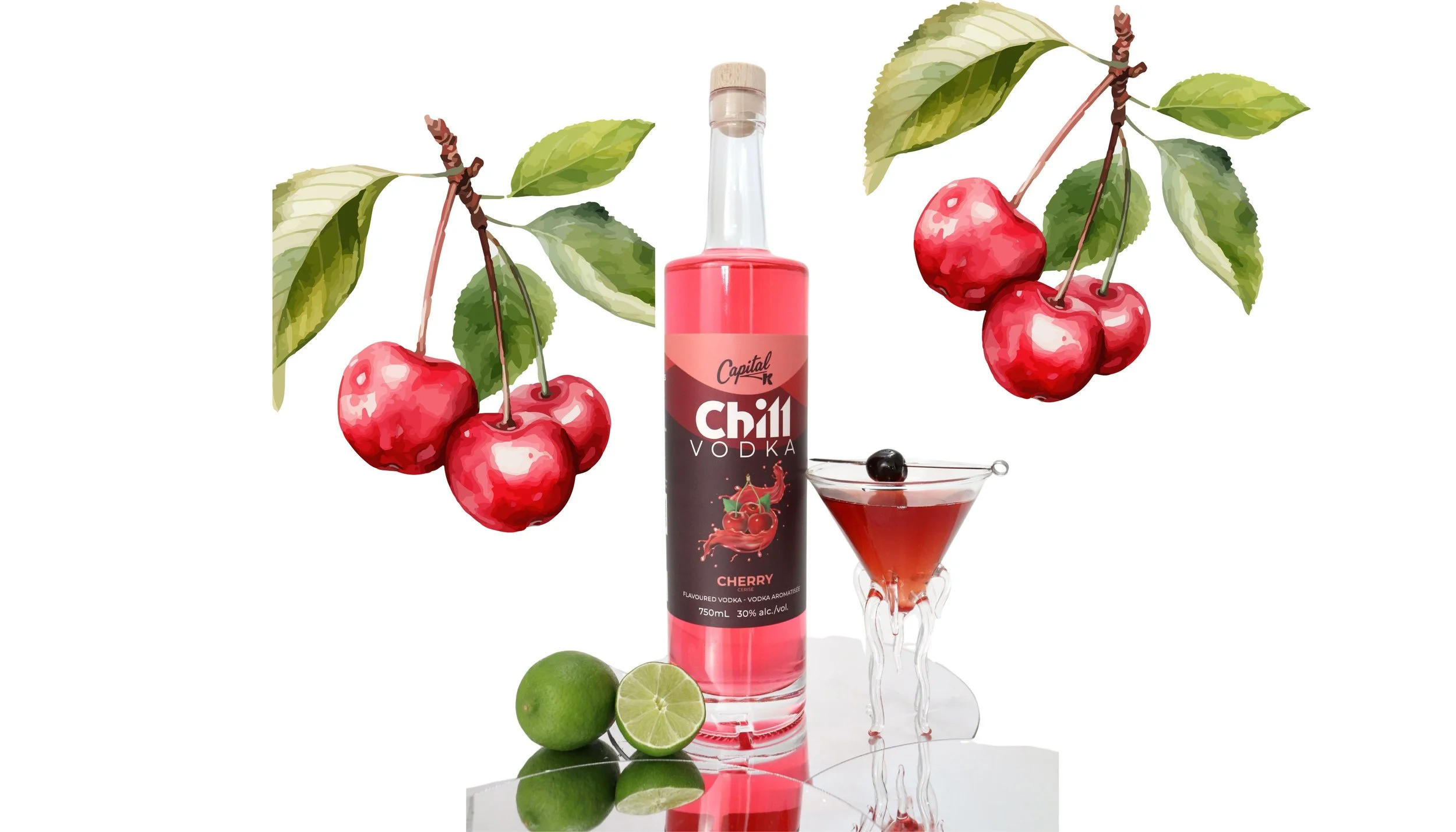 Capital K CHILL Cherry Vodka