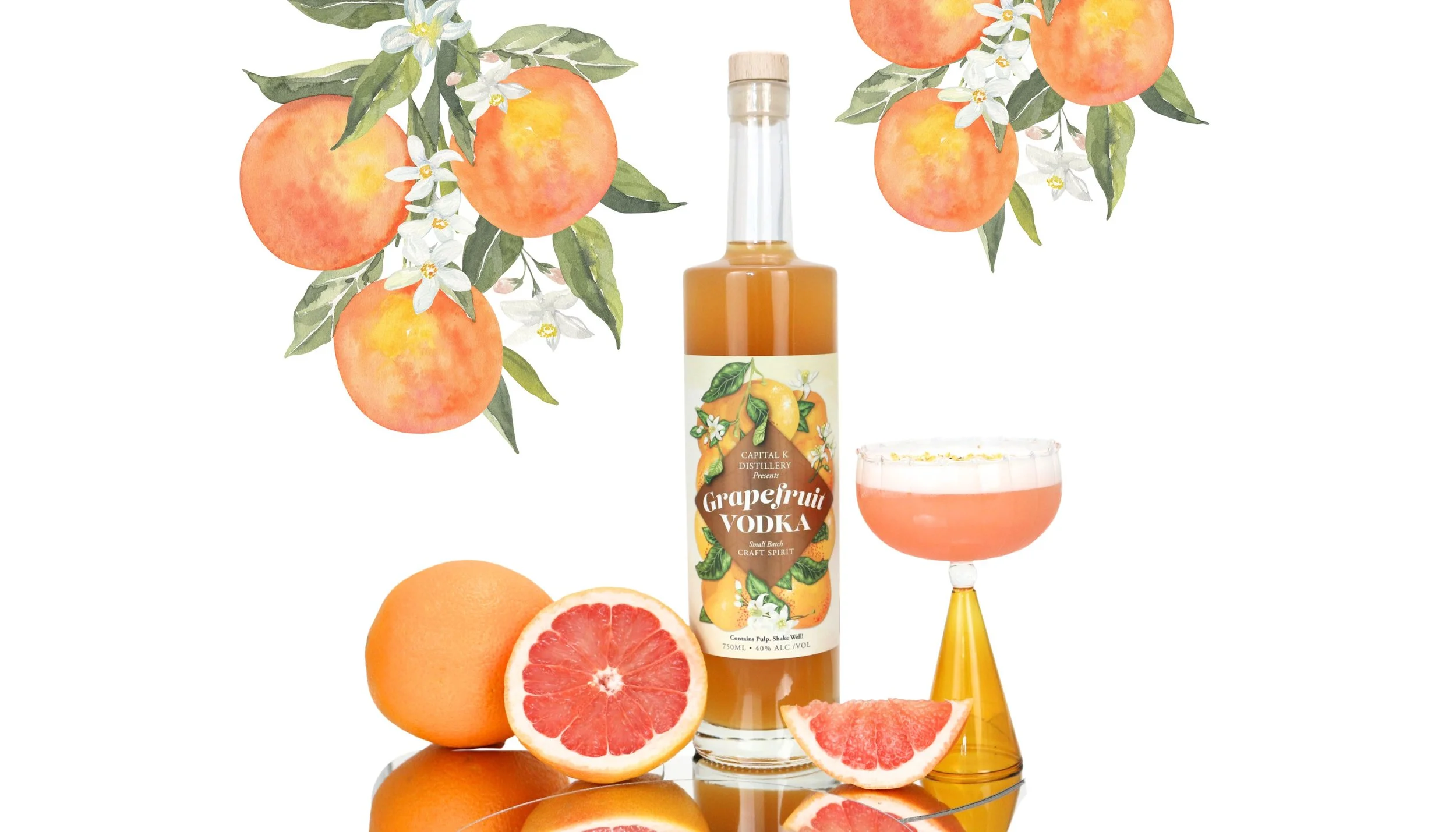 Capital K Graprfruit Vodka