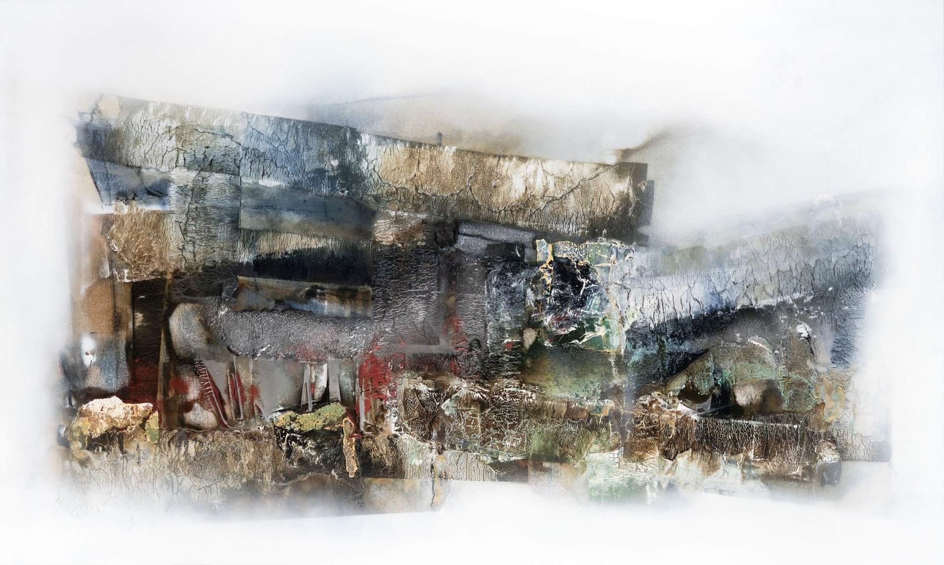 Series / Renovation / 36 x 60 Inches / Acrylic on Canvas / 2026