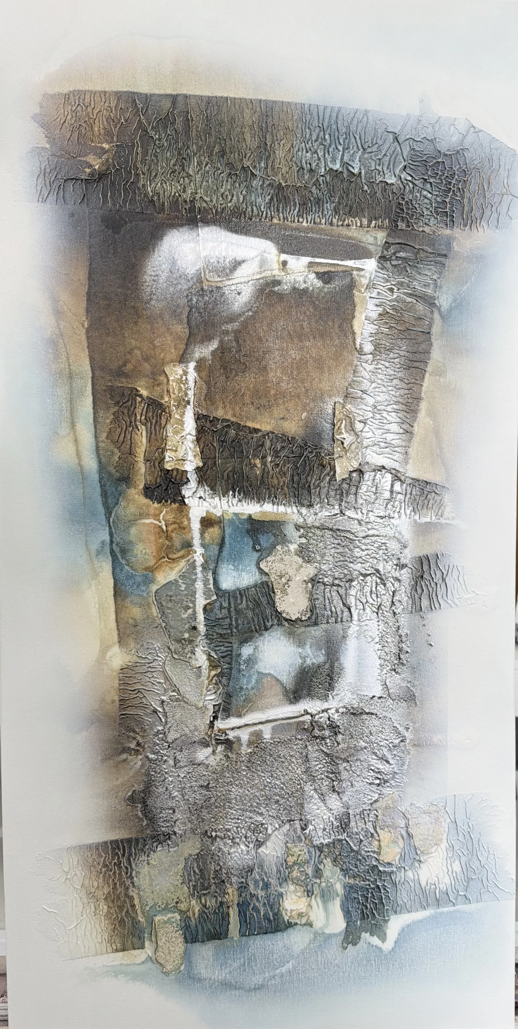 Series / Details of the City # 1 / 36 x 18 Inches/ Acrylic on Canvas / 2026