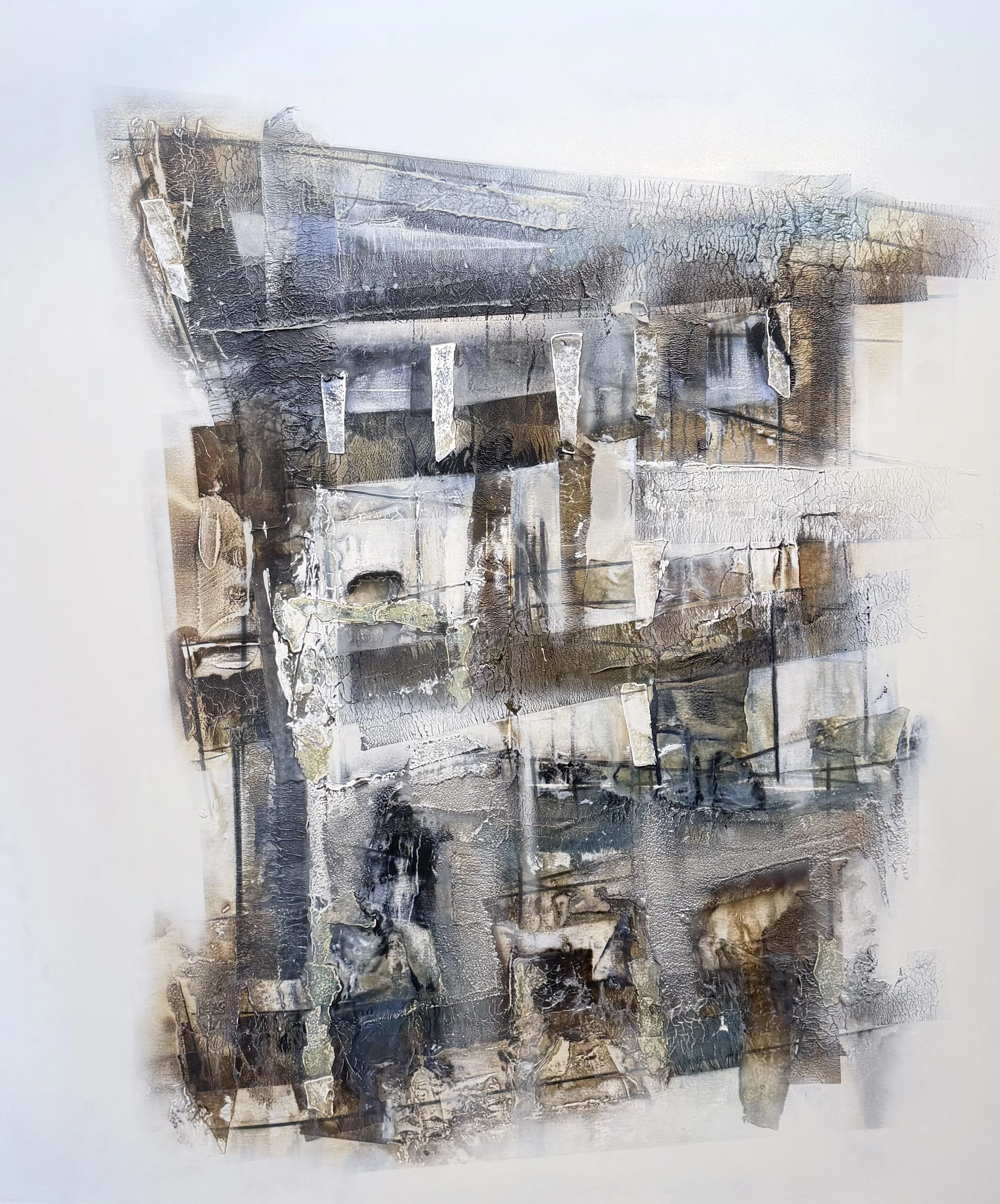 Series / The seams of the soul / 72 x 60 Inches / Acrylic on Canvas / 2026
