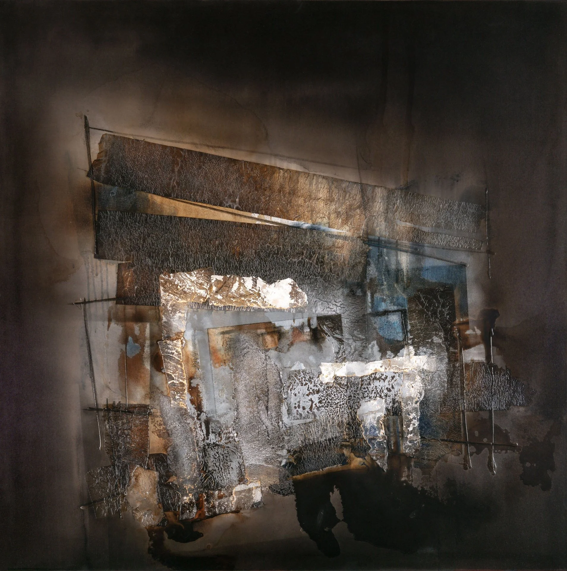 Series / Black # 1 / 48 x 48 Inches / Acrylic on Canvas / 2026