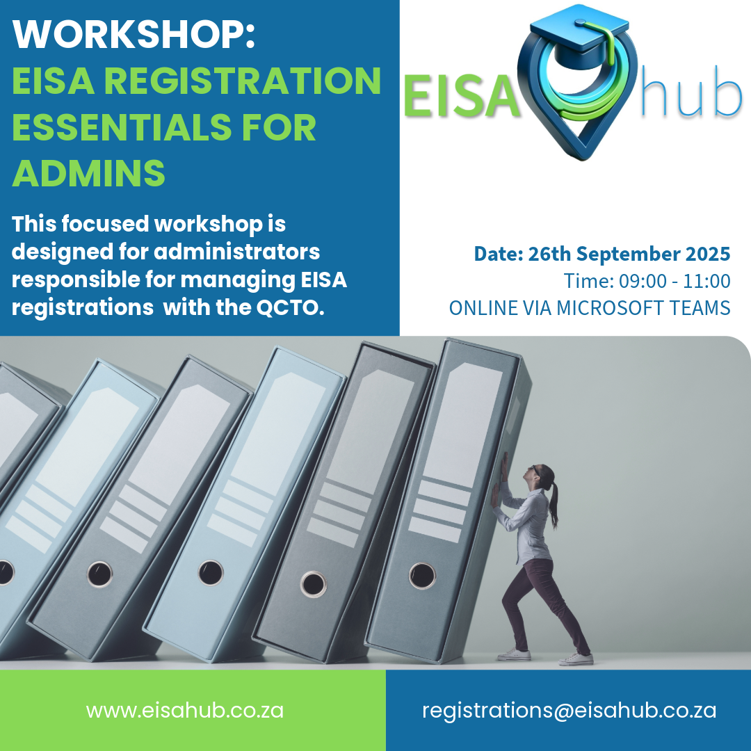 Workshop: EISA Registration Essentials for Admins- 26 September 2025