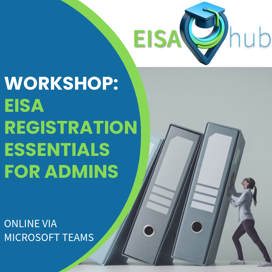 Workshop: EISA Registration Essentials for Admins- 17 April 2026
