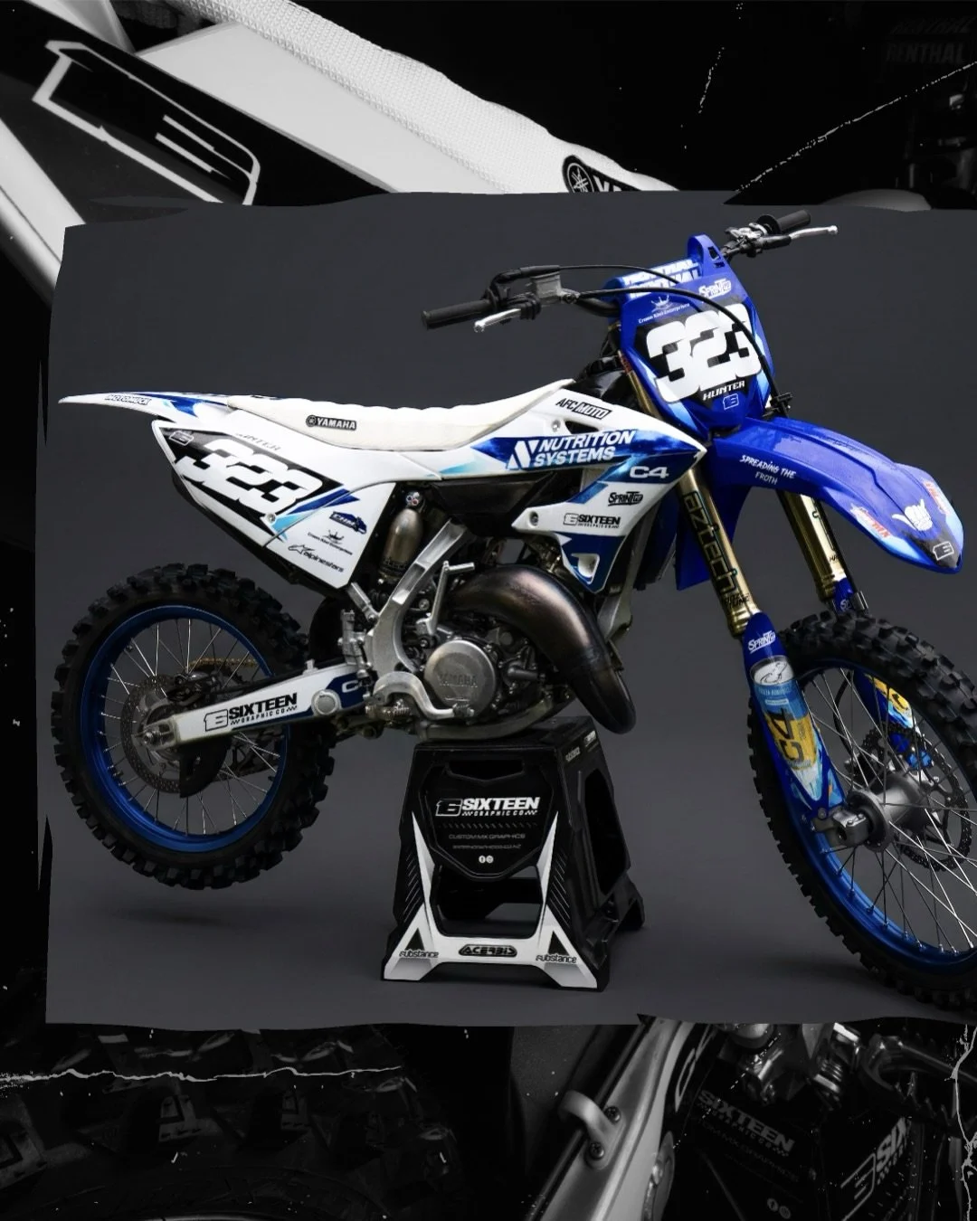Standard graphics just don&rsquo;t cut it for @jaxxhunter323 so he trusted us to do what we do best. 

Fully custom graphics are the best way to stand out and stay unique at the track or in the pits.

Available at sixteengraphicco.co.nz

#sixteengrap