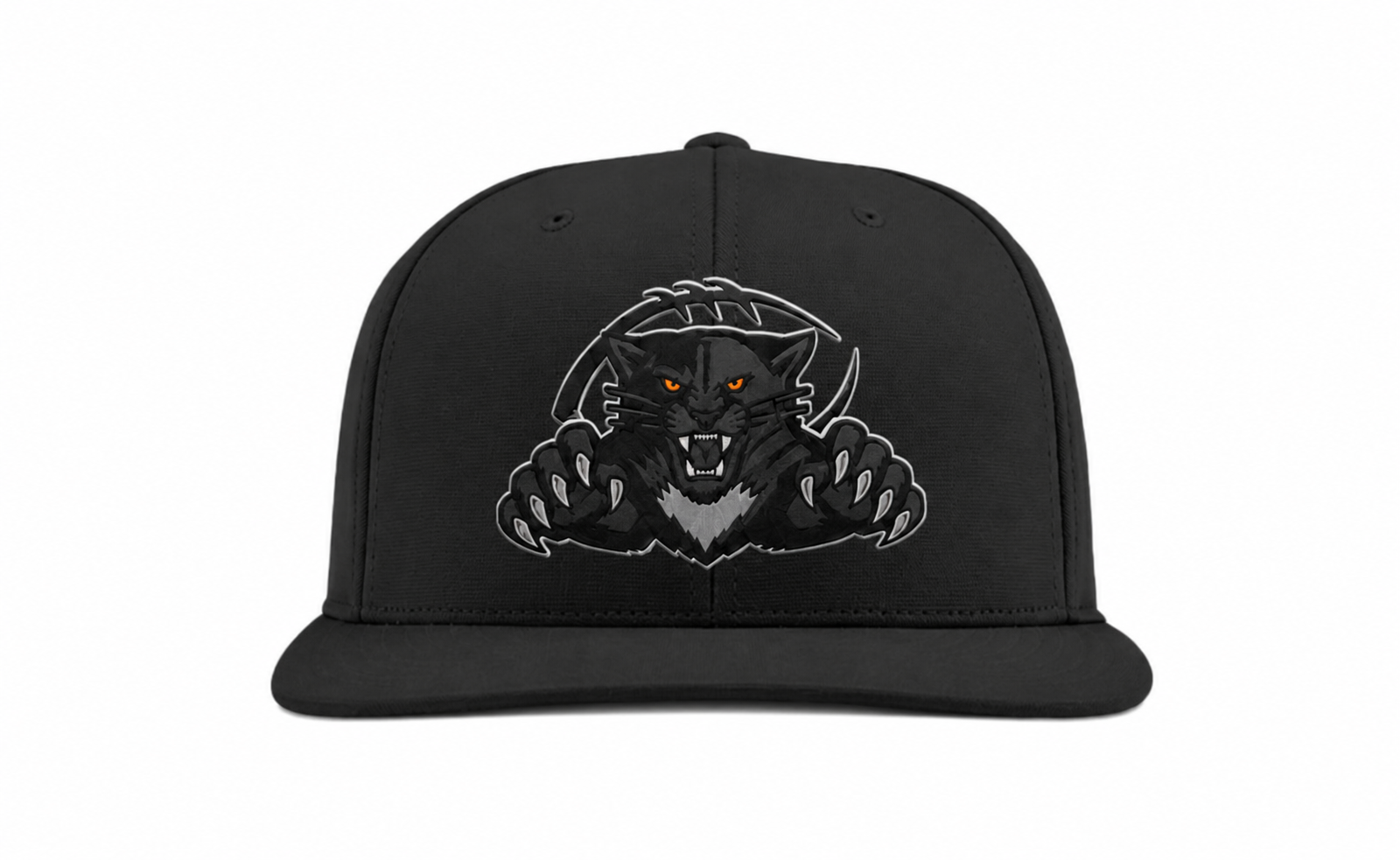 Black Stretch fit black cat w football.PNG